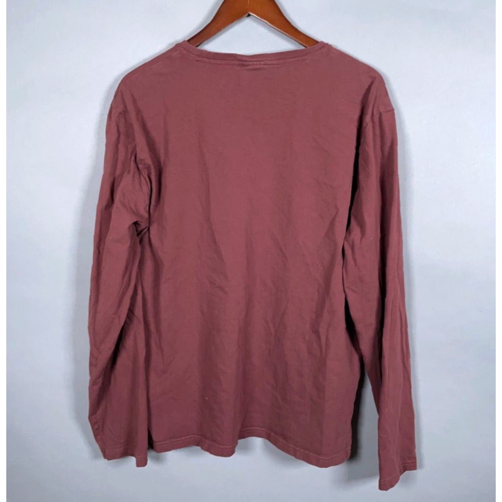 Gymshark VINTAGE Gymshark Men's T-Shirt Long Sleeve Crew Neck Cotton Logo 2XL Red Fall Spring Summer Winter Size US XXL / EU 58 / 5 - 3 Thumbnail