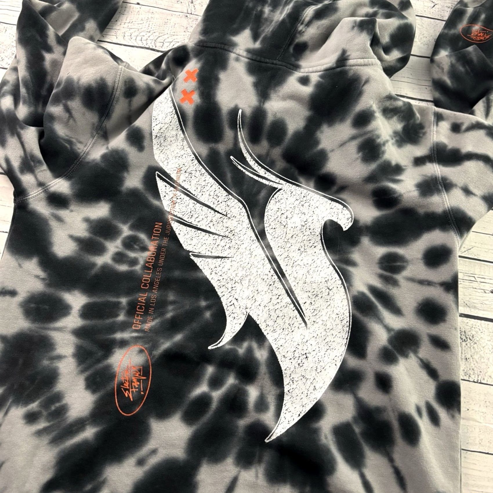 Vintage Illenium x Electric Family Tie-Dye Pullover Hoodie Mens M Gray Sweatshirt Size US M / EU 48-50 / 2 - 5 Thumbnail