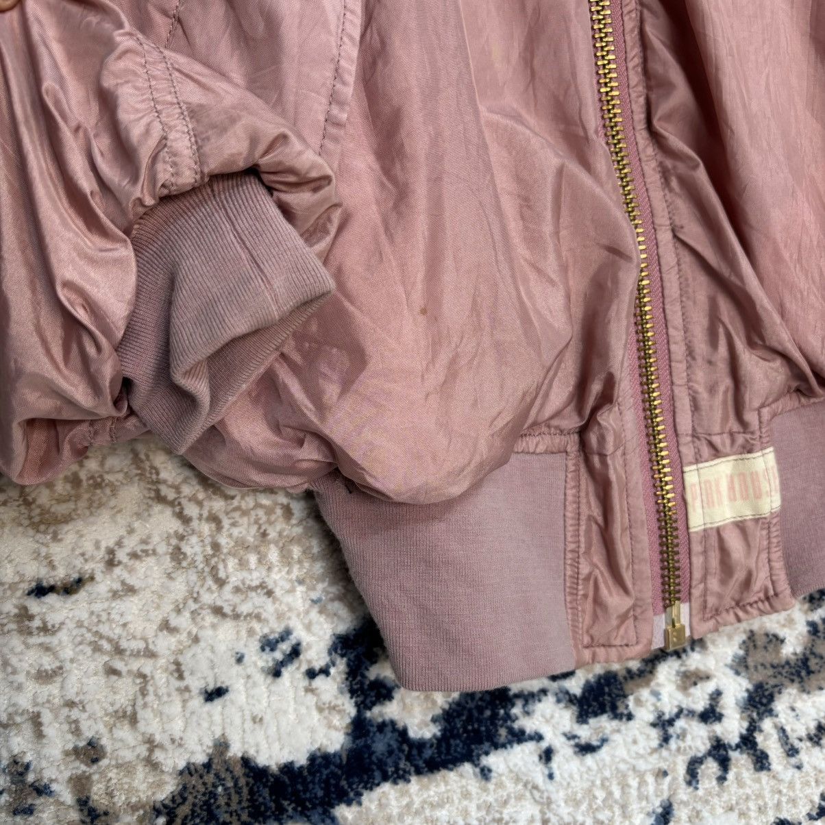 Karl Helmut × Pink House Vintage Pink House Bomber Jacket Rare Design Size US L / EU 52-54 / 3 - 6 Thumbnail