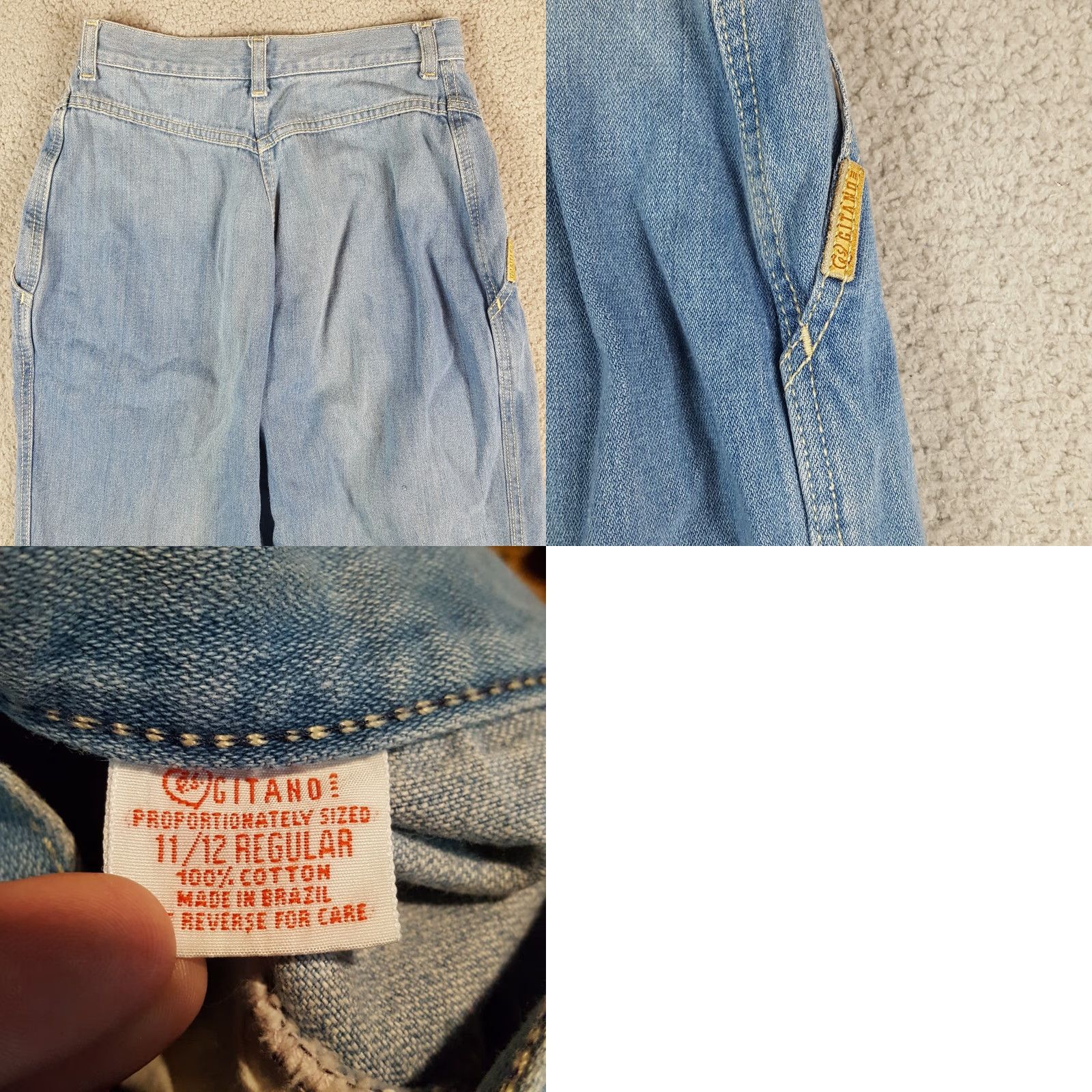 Vintage VINTAGE Gitano Jeans Shirt? Size 34" / US 12 / IT 48 - 8 Thumbnail