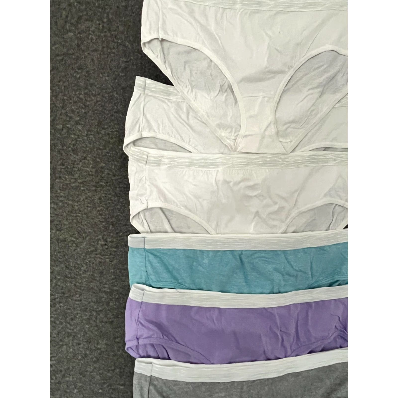Hanes Hanes Panties 6 Pack Juniors Women's Cotton Underwear 2XL Multicolor Size 40" / US 18 - 4 Thumbnail