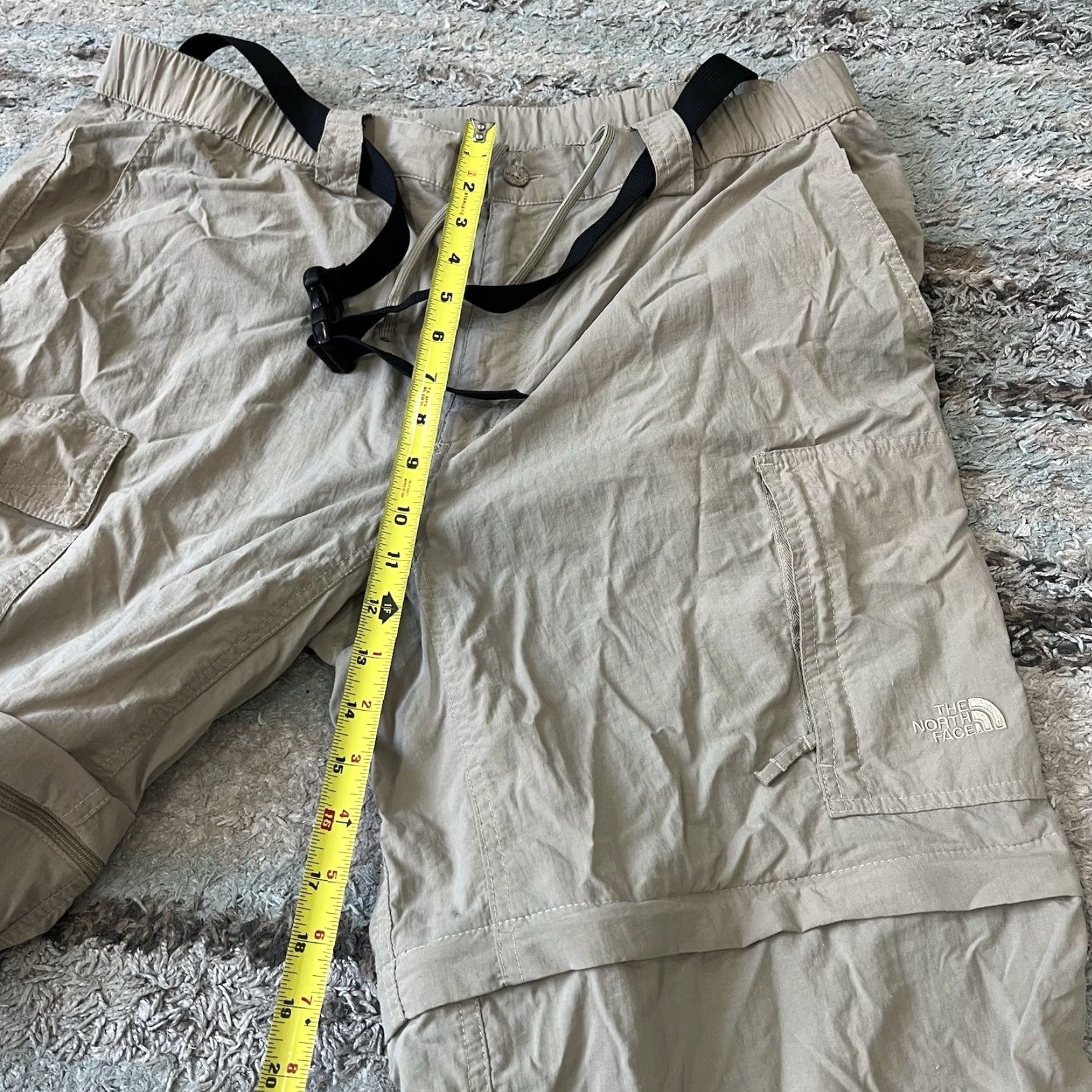 The North Face The North Face Cargo Pants Mens XL Beige Convertible Nylon Hiking Size US 36 / EU 52 - 7 Thumbnail