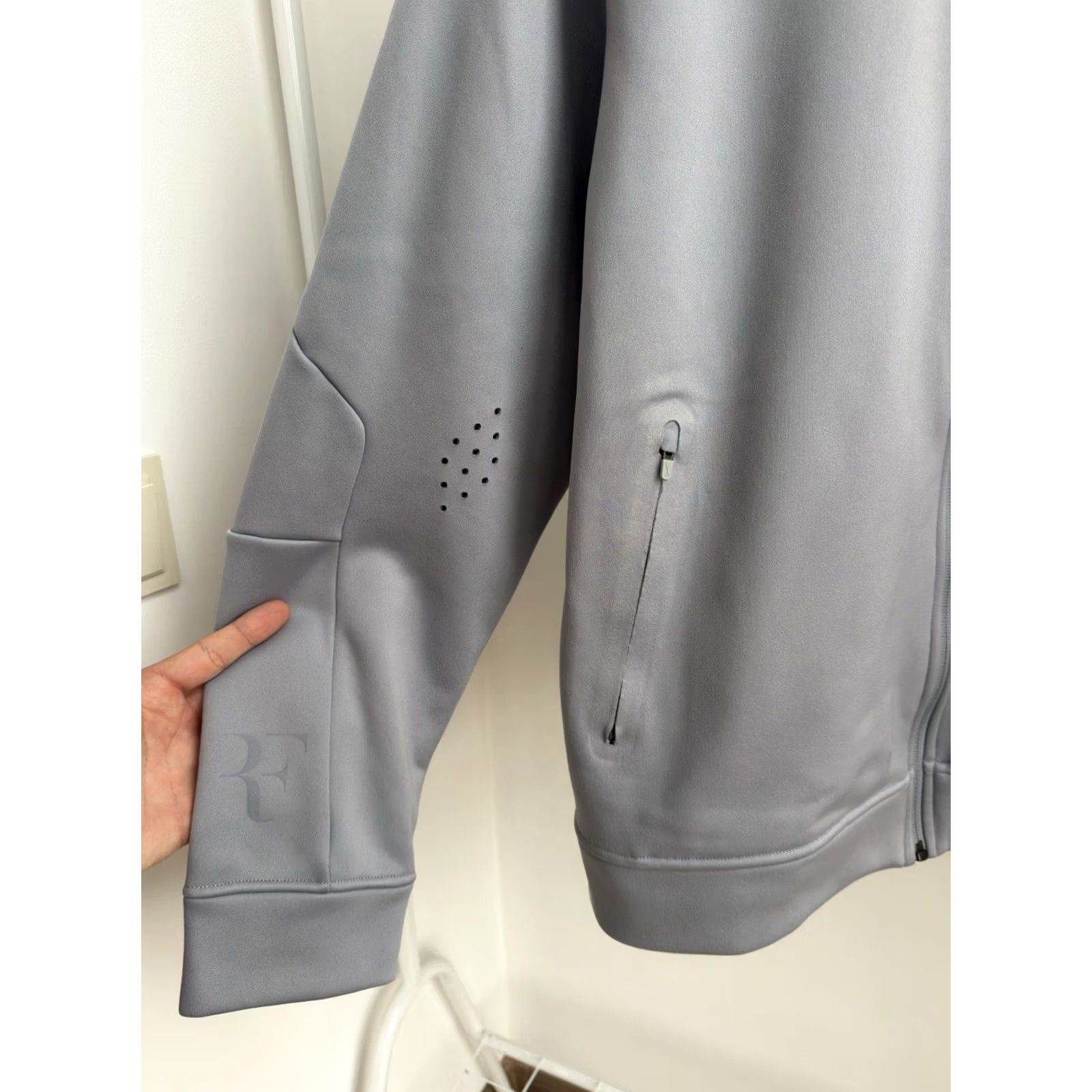 Nike VINTAGE Nike RF Track Jacket RF 2013 Australian Open Tennis Gray L Mens Jacket Size US L / EU 52-54 / 3 - 3 Thumbnail