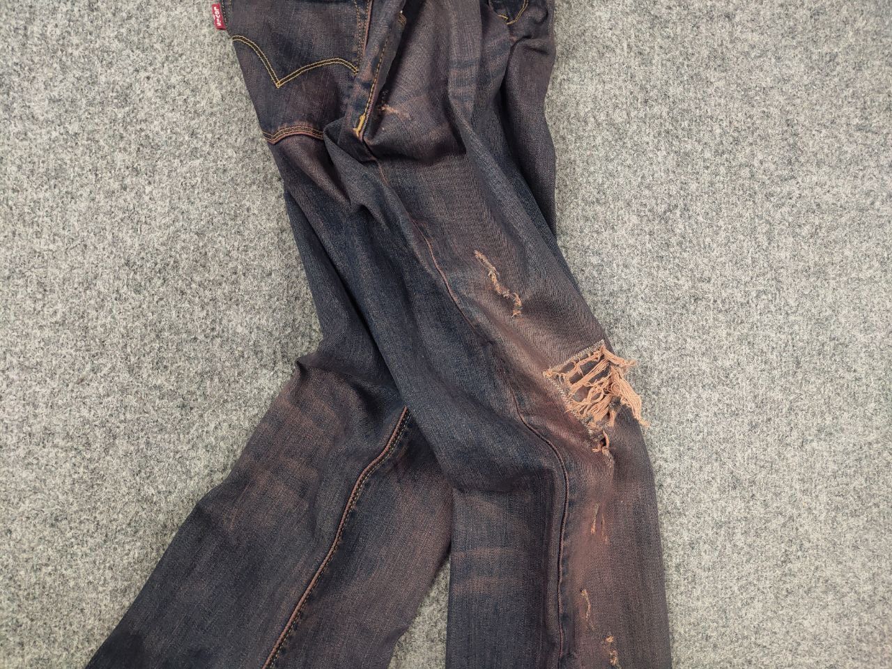 Le Grande Bleu (L.G.B.) Vintage Levis 572 Bootcut Jeans if six was nine Y2K LGB Size 31" - 5 Thumbnail