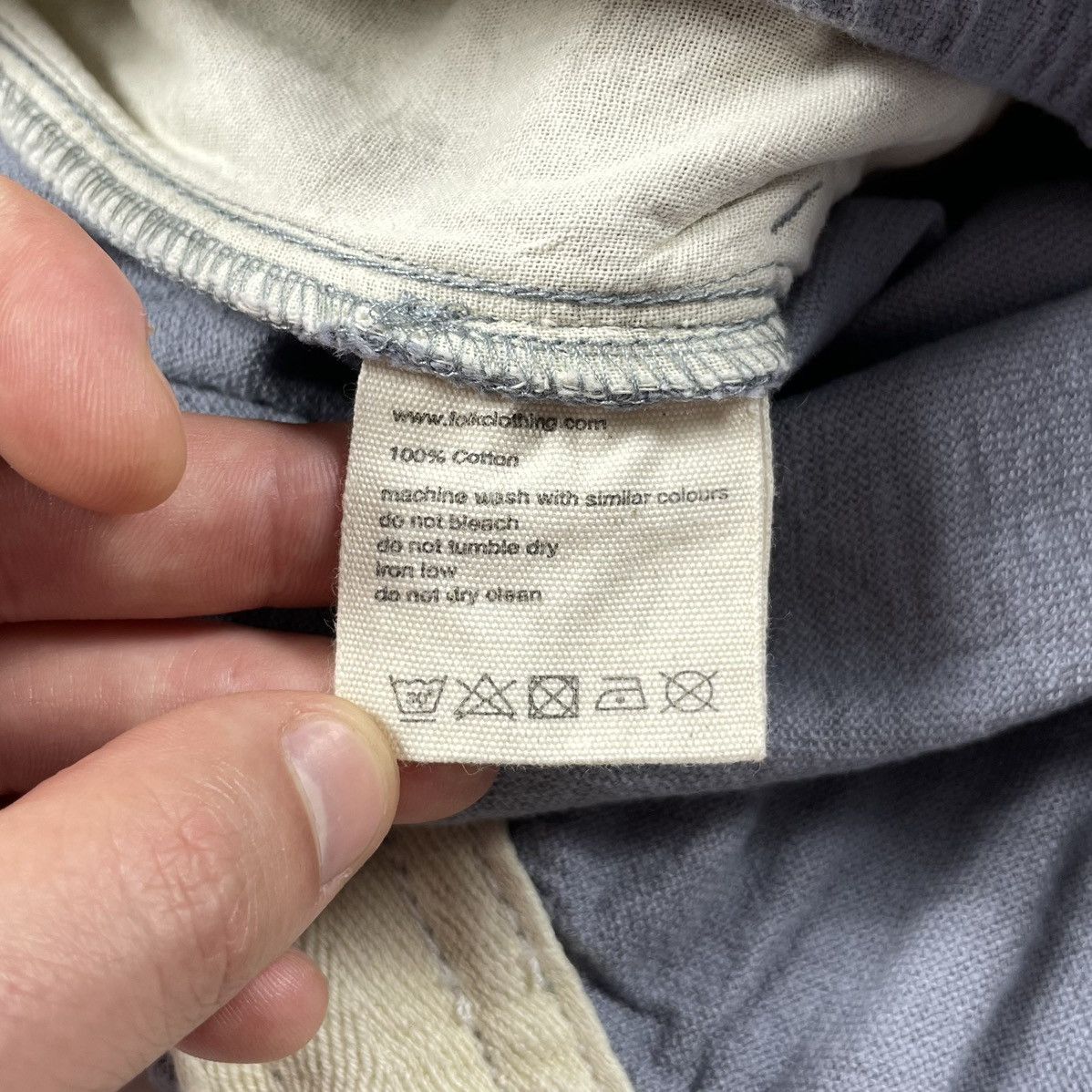 Folk heavy cotton Folk shorts Size US 34 / EU 50 - 10 Thumbnail