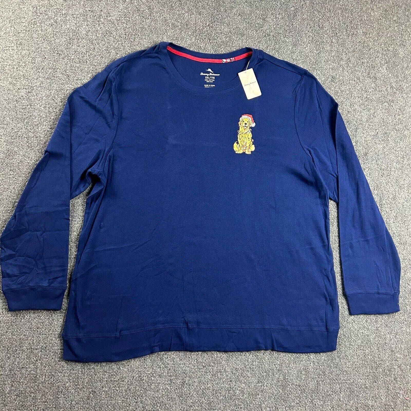 Tommy Bahama Tommy Bahama Pajama Shirt XXL Christmas Golden Retriever NWD Size US XXL / EU 58 / 5 - 1 Thumbnail