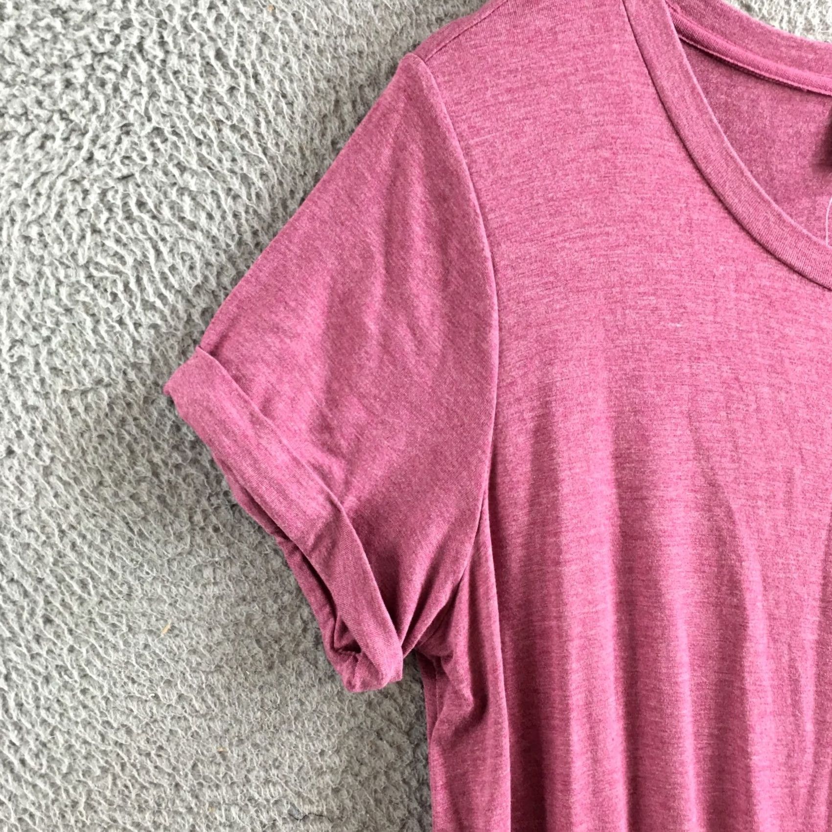 Vintage 32 Degrees Cool T Shirt Dress Womens XL Maroon Floral Pullover Short Sleeve NEW Size XL / US 12-14 / IT 48-50 - 4 Thumbnail