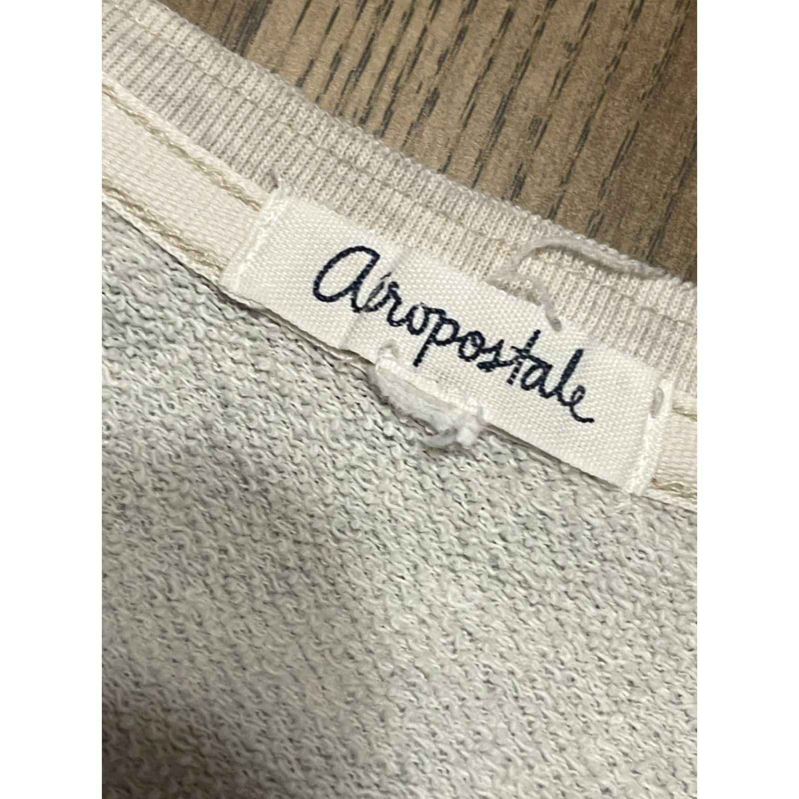 Aeropostale Aeropostale Shirt Womens Large Gray White Long Sleeves T-Shirt Size L / US 10 / IT 46 - 7 Thumbnail