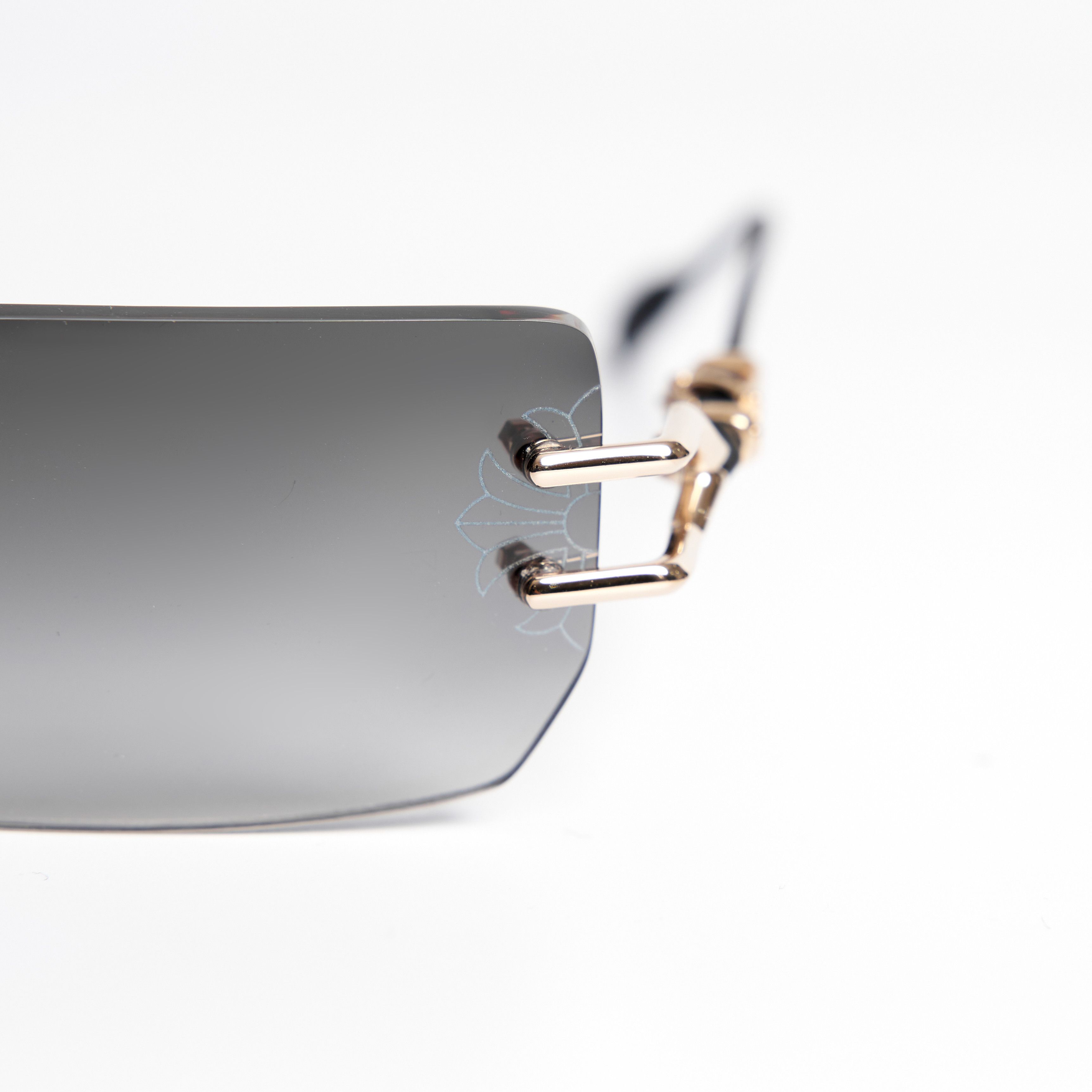 Chrome Hearts CHROME HEARTS LORDIE GOLDPLATED/MATTE BLACK Size ONE SIZE - 2 Thumbnail