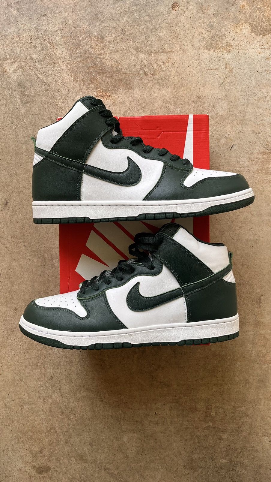 Nike Nike Dunk High “Spartan Green” Size US 12 / EU 45 - 1 Thumbnail