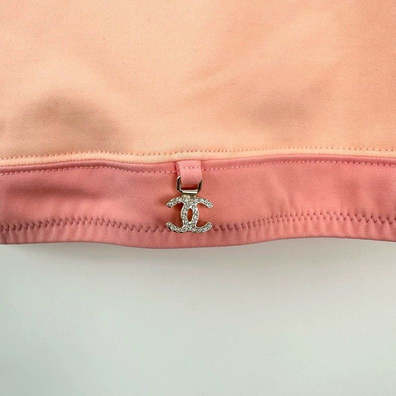 Chanel Chanel 24M coco beach pink striped short sleeves Size XS / US 0-2 / IT 36-38 - 5 Thumbnail
