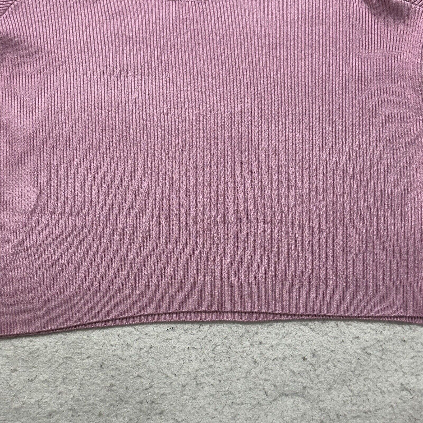 Other Ophelia Roe 2X Scoop Neck Ribbed Stretch Pullover Sweater Size XXL / US 16-18 / IT 52-54 - 7 Thumbnail