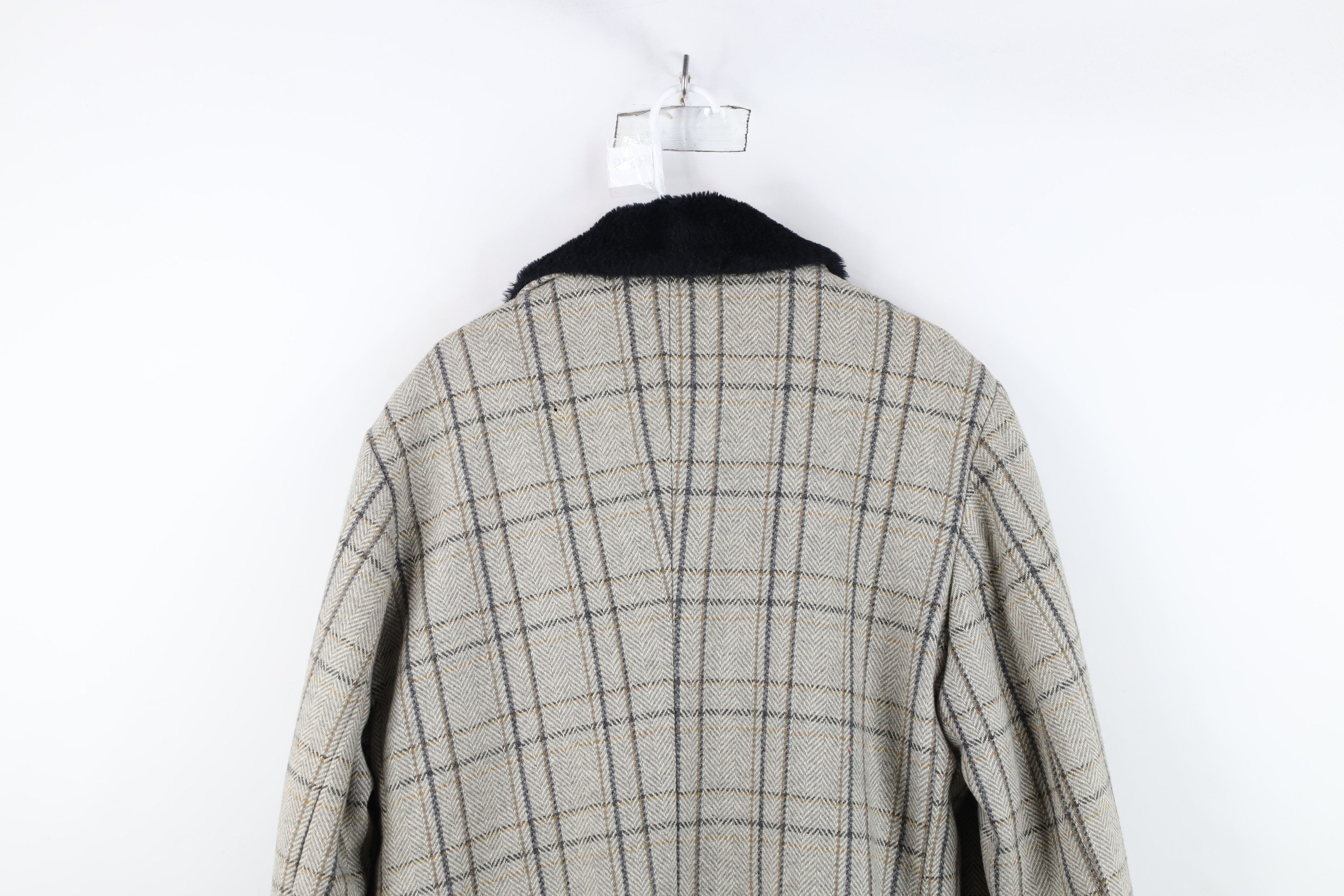 Vintage Vintage 70s Streetwear Plaid Fleece Lined Jacket USA Size US XXL / EU 58 / 5 - 12 Thumbnail