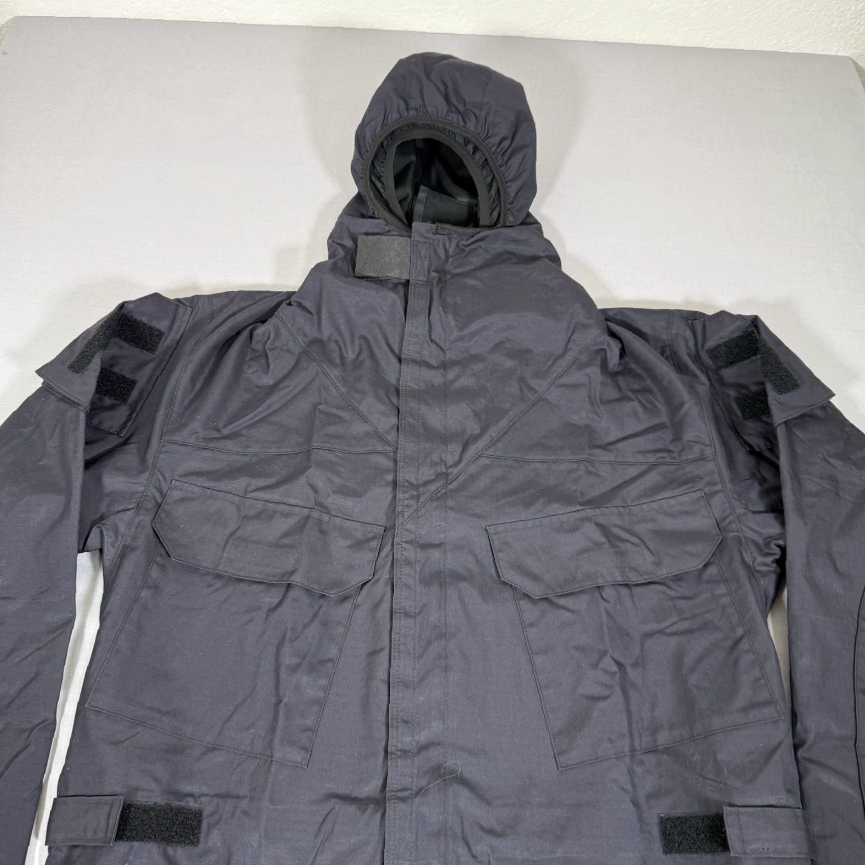 Vintage OPEC Military Jacket Mens Large Gray Casual Workwear Zip Up Coat PPE Size US L / EU 52-54 / 3 - 2 Thumbnail