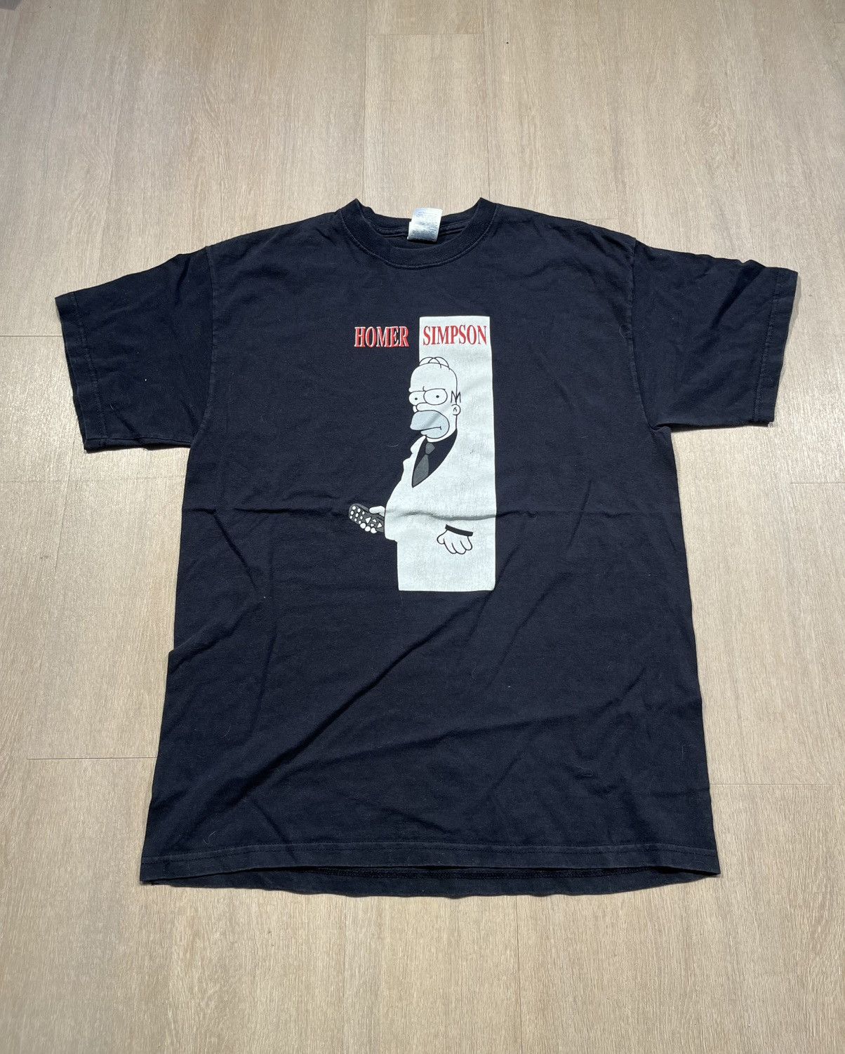 Vintage Y2K Simpsons x Scarface shirt Large Size US L / EU 52-54 / 3 - 2 Thumbnail