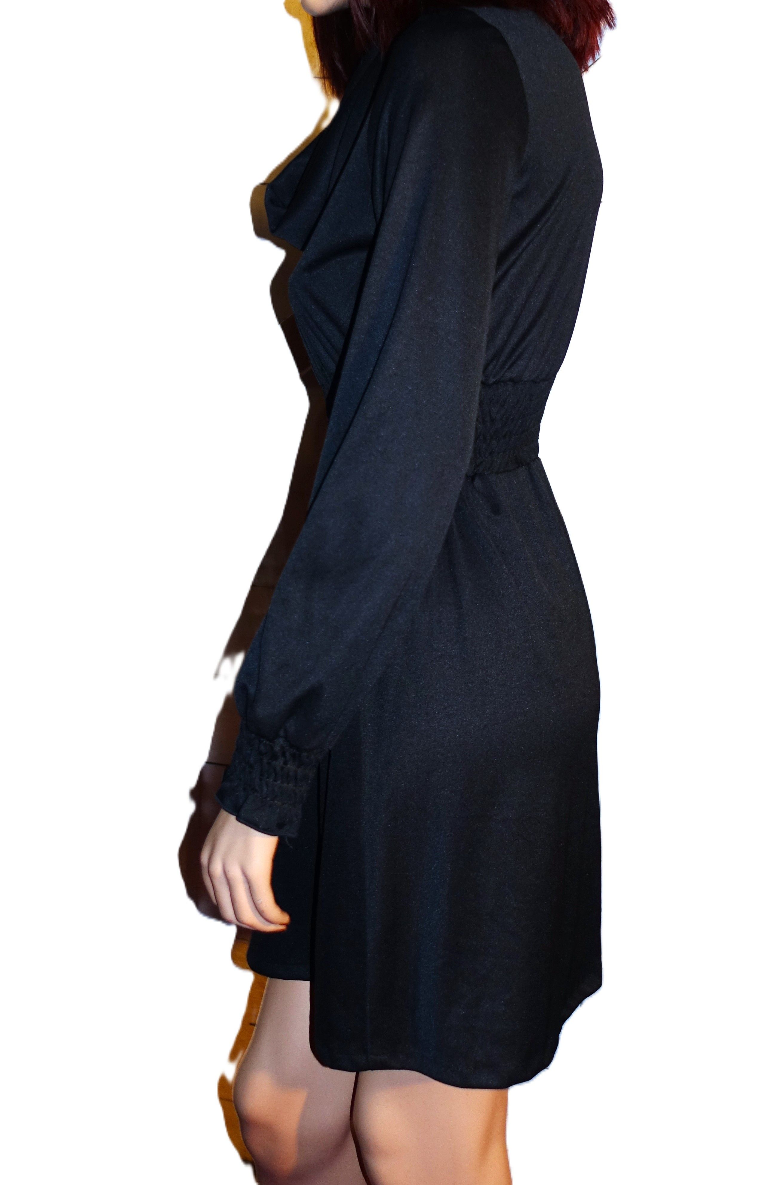 Vintage Vintage Nancy G Black Cowl Neck Dress XS Size XS / US 0-2 / IT 36-38 - 5 Thumbnail