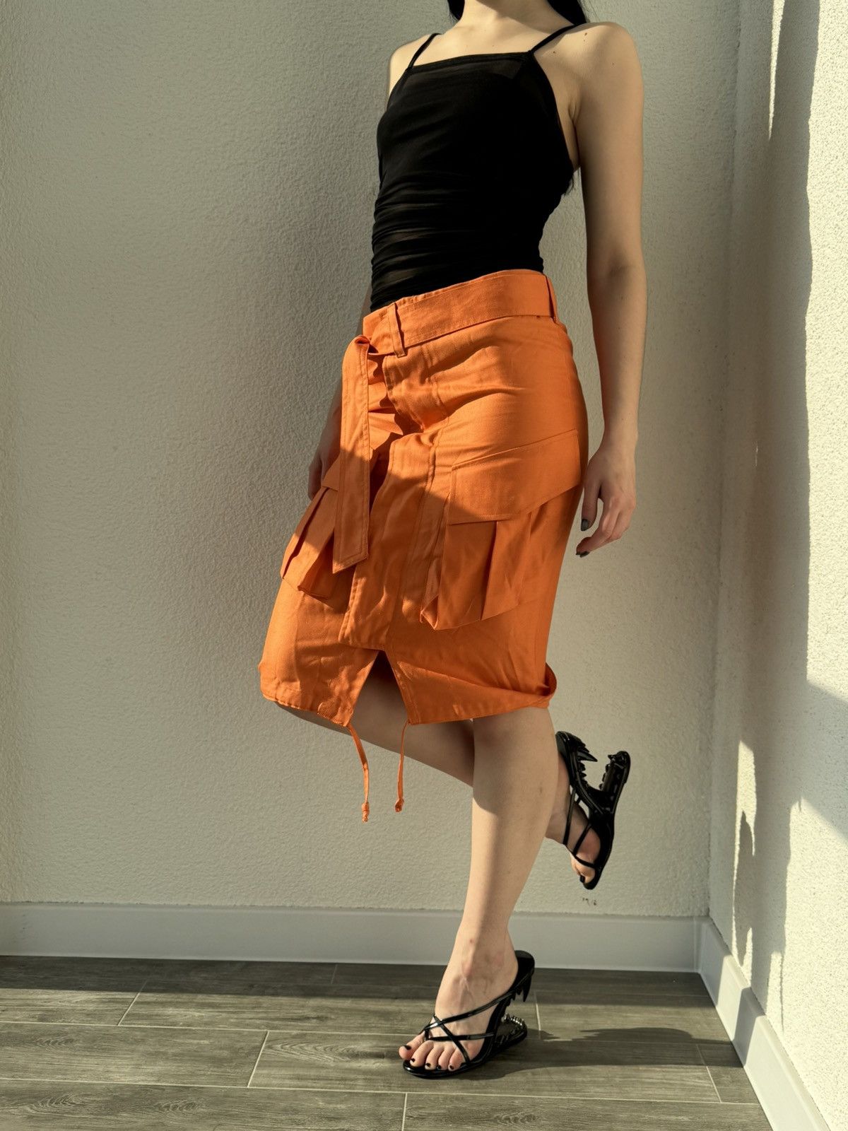 Jean Paul Gaultier Jean Paul Gaultier Cargo Skirt Size 28" / US 6 / IT 42 - 2 Thumbnail
