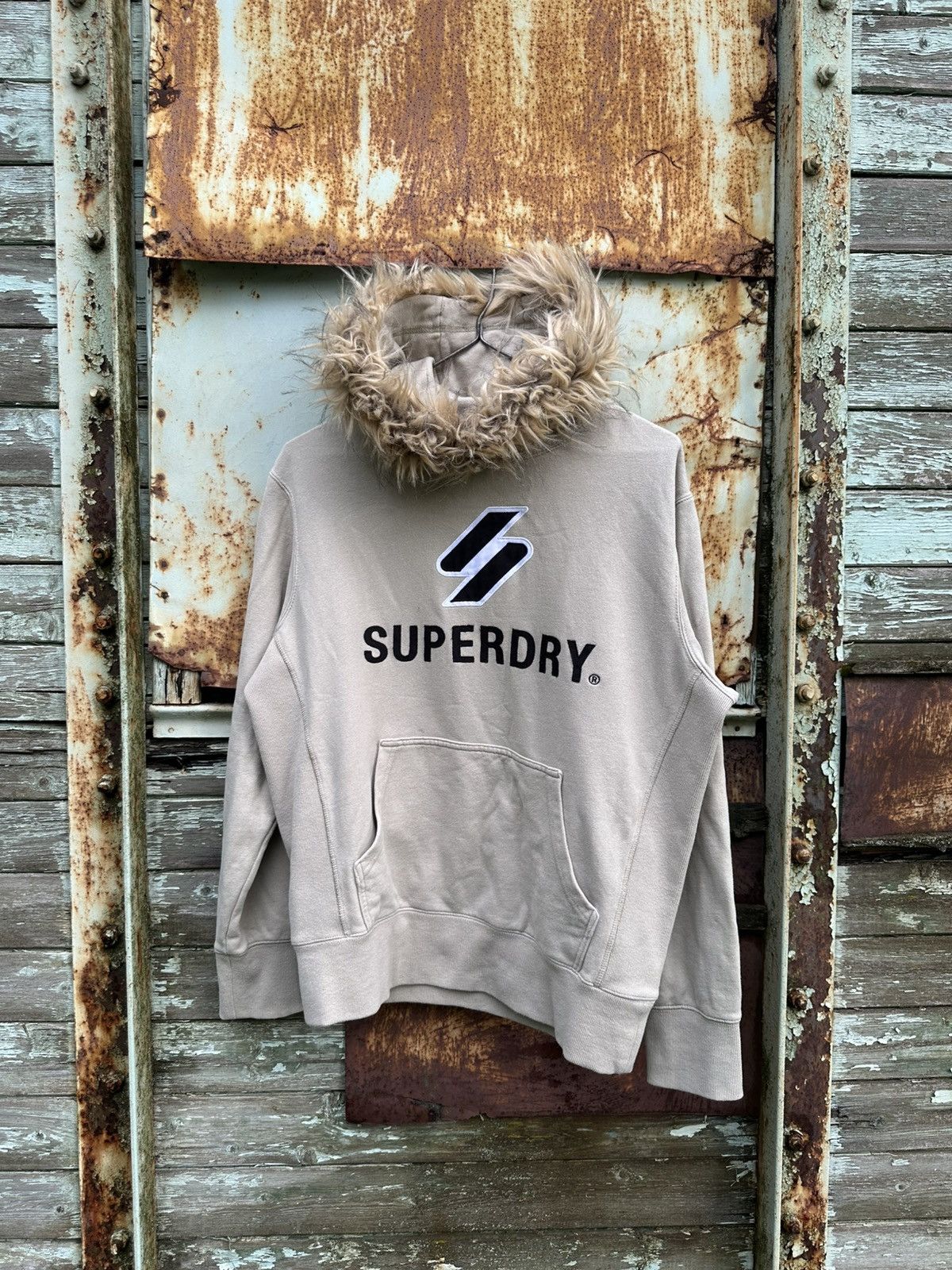 If Six Was Nine × Superdry Vintage Japanese Style Fur Superdry Hoodie Custom By Me Size US M / EU 48-50 / 2 - 11 Thumbnail