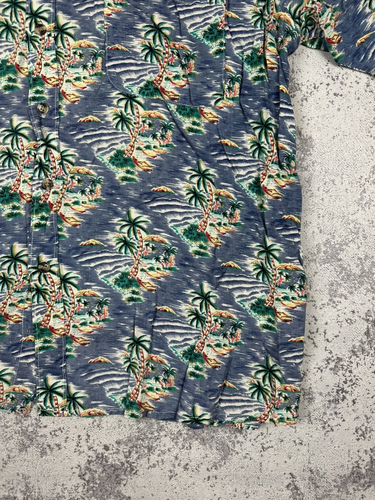 Vintage Vintage Aloha Dimension Hawaiian Shirt Rayon Island Print Size US M / EU 48-50 / 2 - 5 Thumbnail