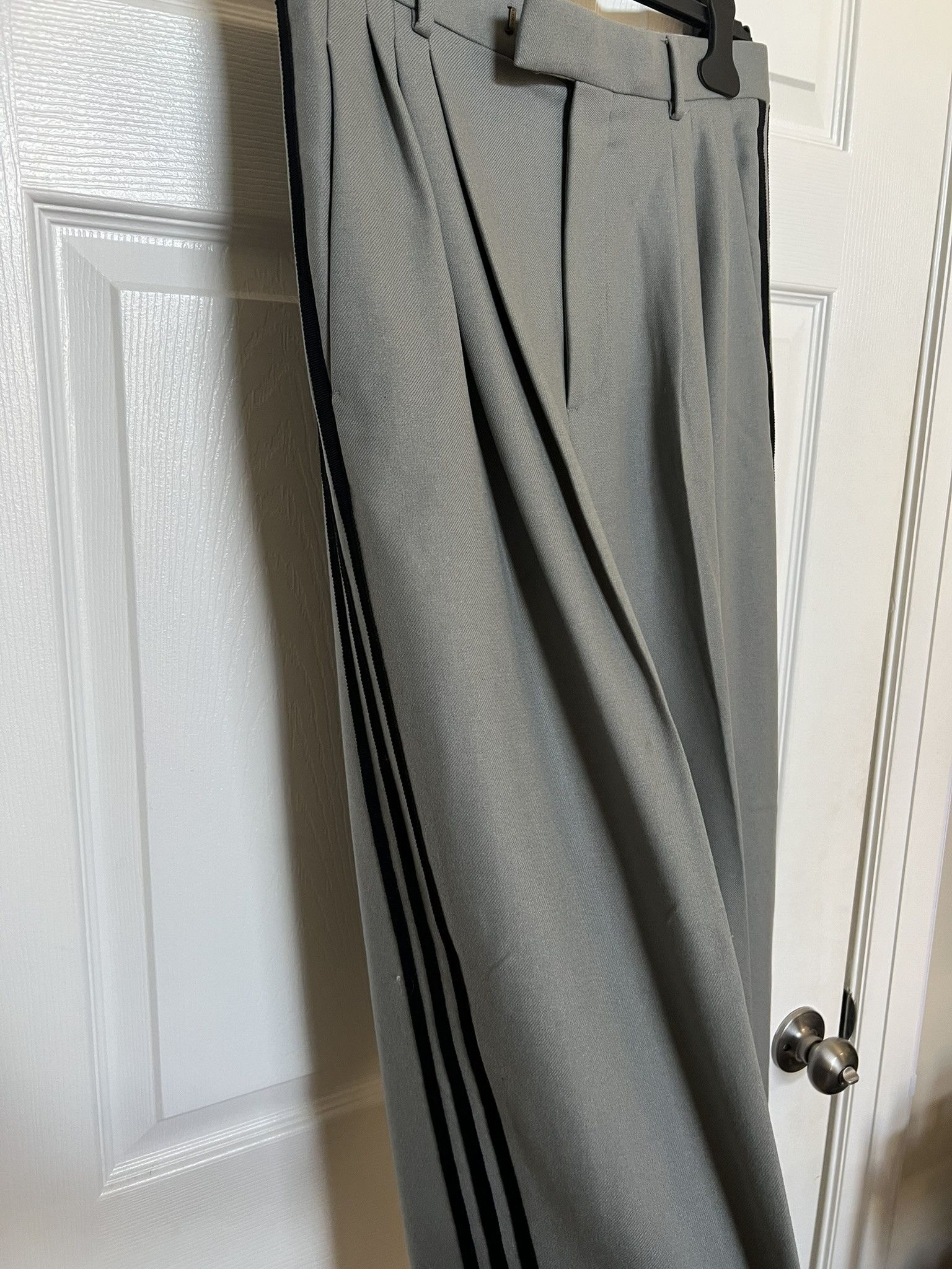 Adidas × Gucci Gucci x Adidas 3 Stripe Wool Trousers sz 46 Size US 30 / EU 46 - 2 Thumbnail