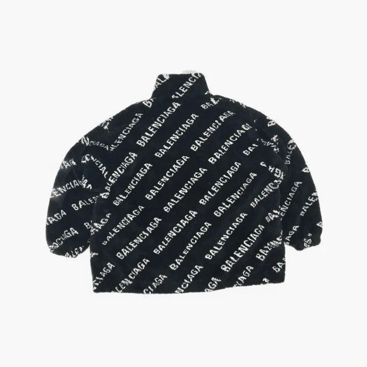 Balenciaga Balenciaga Black Faux Fur Zip-Up Jacket 0079-2507 Size XS / US 0-2 / IT 36-38 - 2 Thumbnail