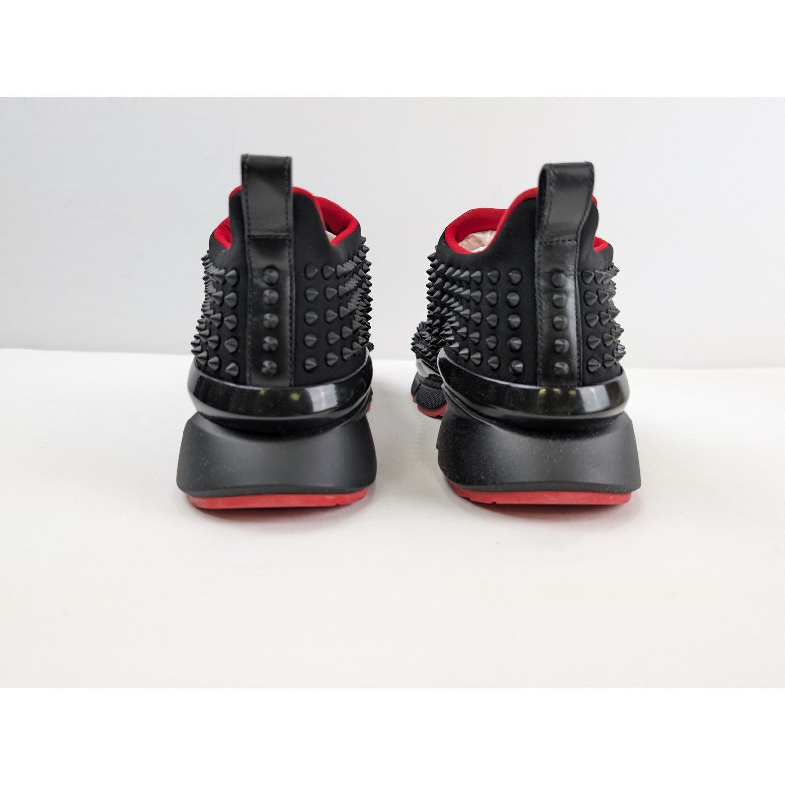 Christian Louboutin o1rshd1 Spike Sock Flat Shoe Boots Sneakers in Black Size US 12 / EU 45 - 12 Thumbnail