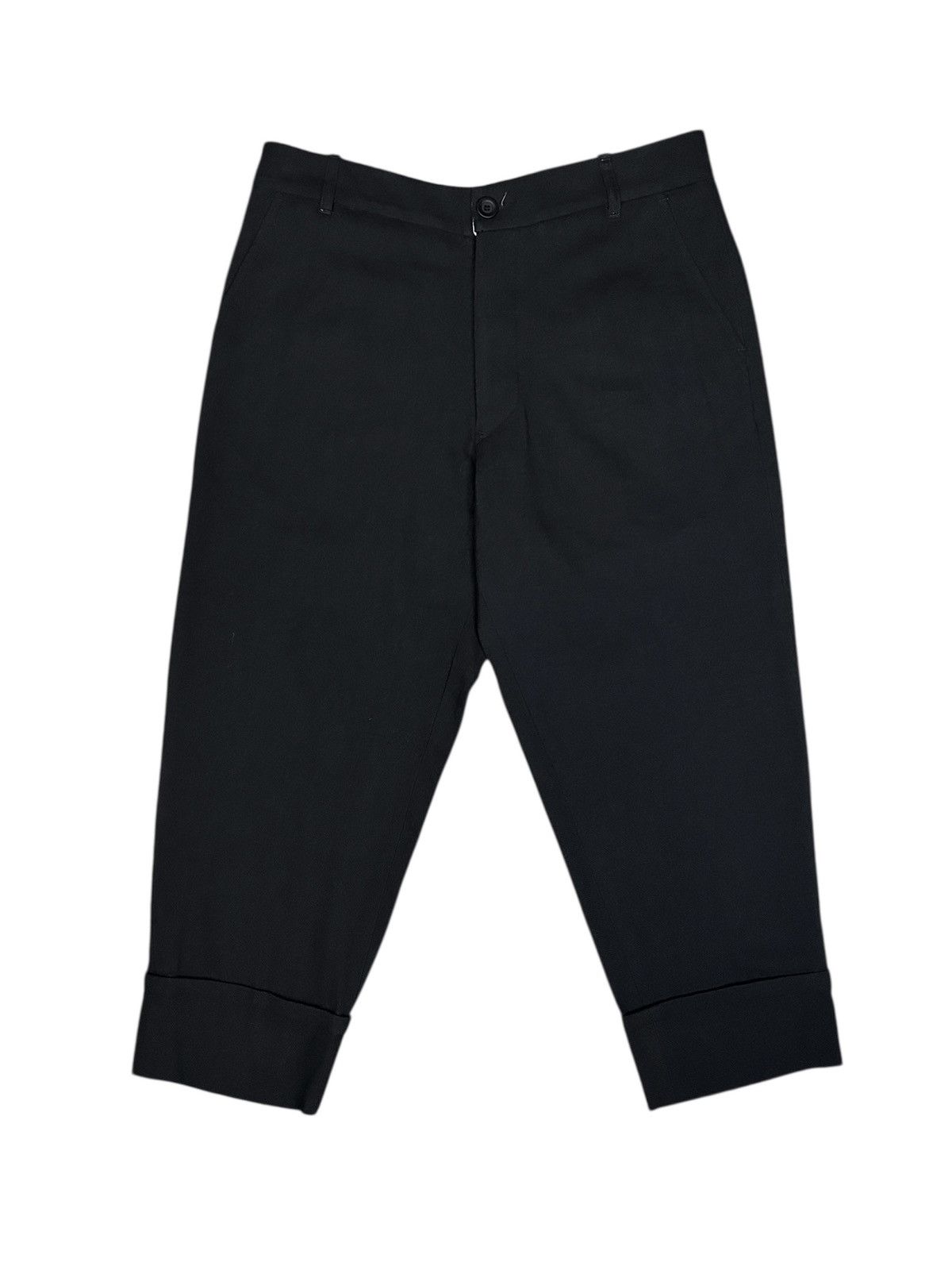 Rick Owens F/W 03 Revillon Cuffed Wool 3/4 Trousers Size US 32 / EU 48 - 1 Thumbnail