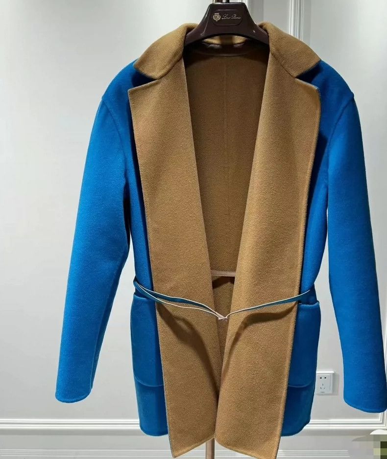 Loro Piana LORO PIANA Lama wool Vicuna and cashmere double-sided Jimm Size L / US 10 / IT 46 - 1 Thumbnail