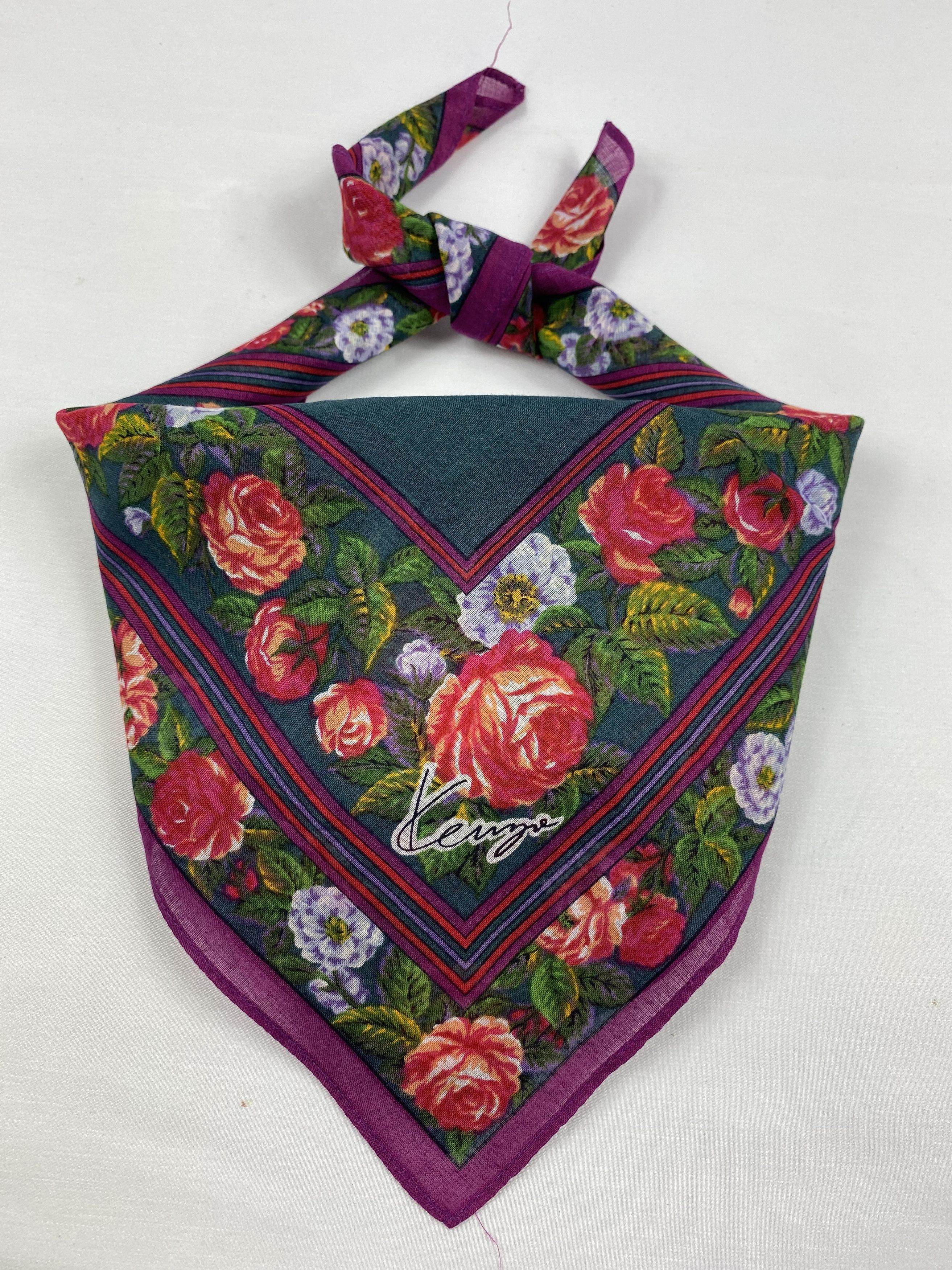 Kenzo × Vintage Kenzo Handkerchief / Bandana / Neckerchief Size ONE SIZE - 2 Thumbnail