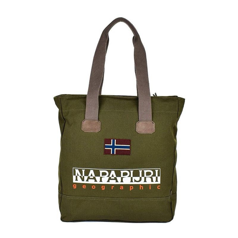 Napapijri AUTHENTIC NAPAPIJRI SPORTA 14L TOTE BAG NEW OLIVE GREEN Size ONE SIZE - 2 Thumbnail