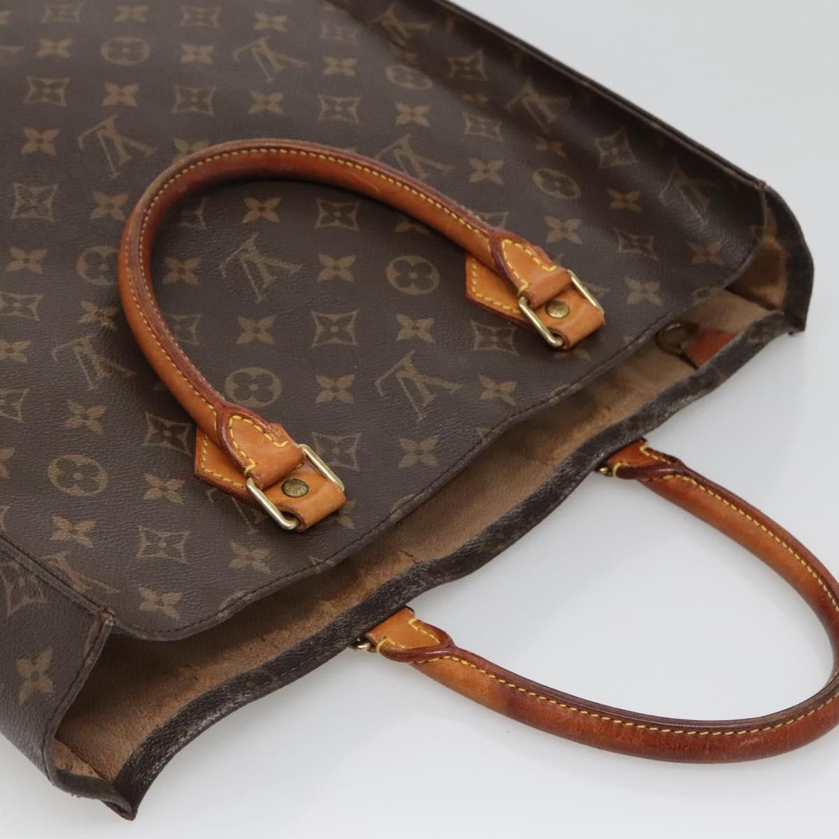 Louis Vuitton LOUIS VUITTON Monogram Sac Plat Hand Bag M51140 Size ONE SIZE - 6 Thumbnail