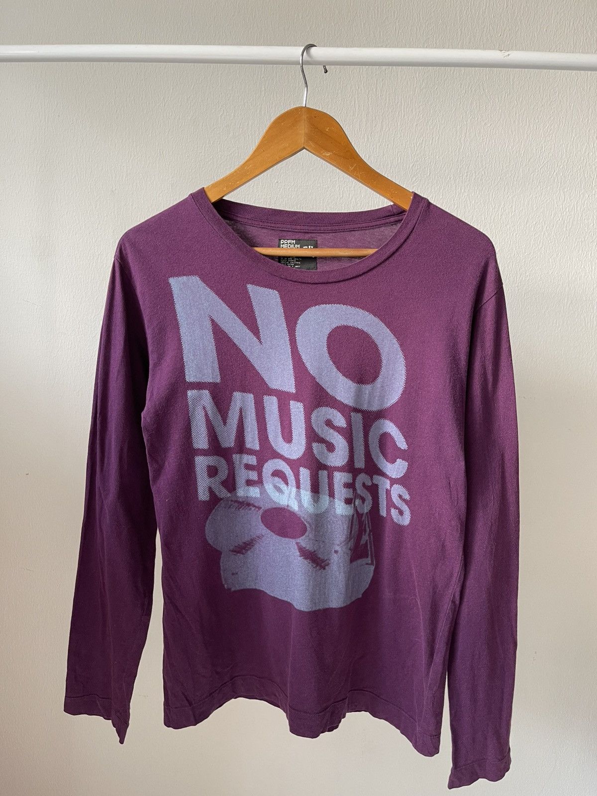 PPFM 2000s PPFM 'No Music Requests' Long Sleeve Size US S / EU 44-46 / 1 - 2 Thumbnail