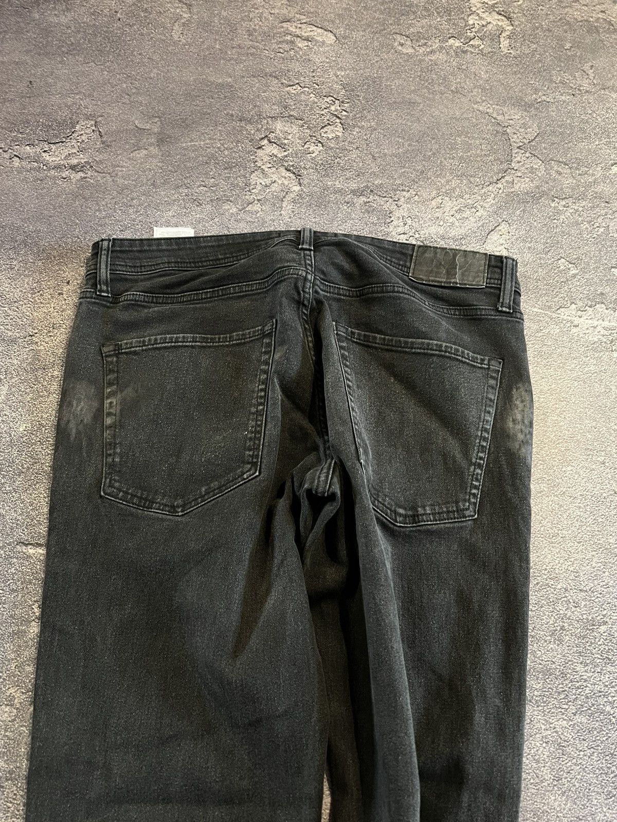 Vintage Japanese Dark Avant Garde / Underground Y2K Slim / Faded 90 Size US 36 / EU 52 - 3 Thumbnail