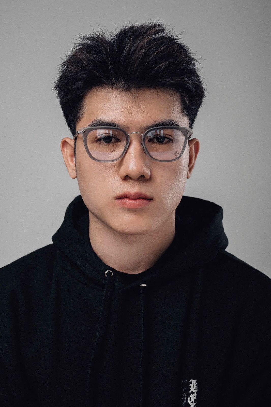 Chrome Hearts CHROME HEARTS STRAPADICTOME MATTE GRAPHITE /SHINY SILVER GLASSES Size ONE SIZE - 9 Thumbnail