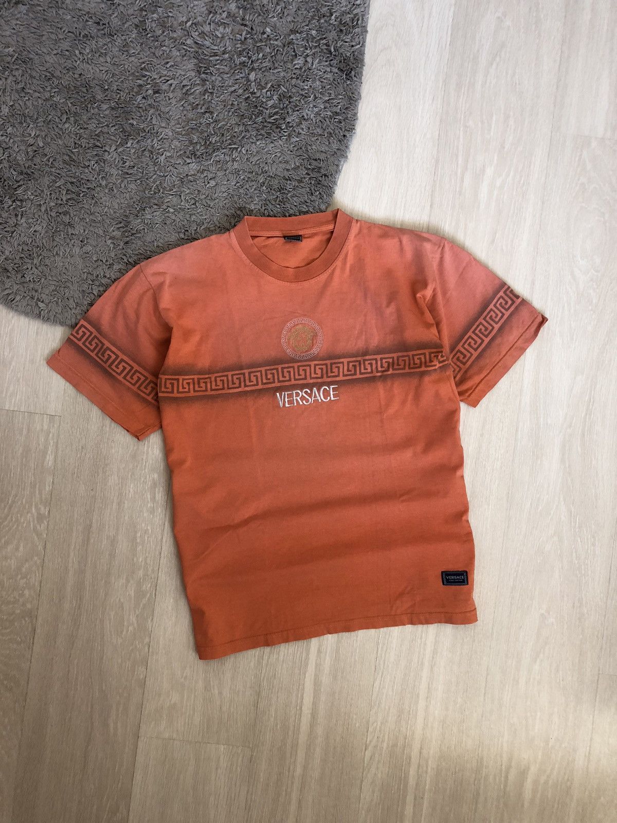 Versace Jeans Couture × Vintage Vintage Versace Jeans Couture Big Logo T Shirt Size US L / EU 52-54 / 3 - 1 Thumbnail