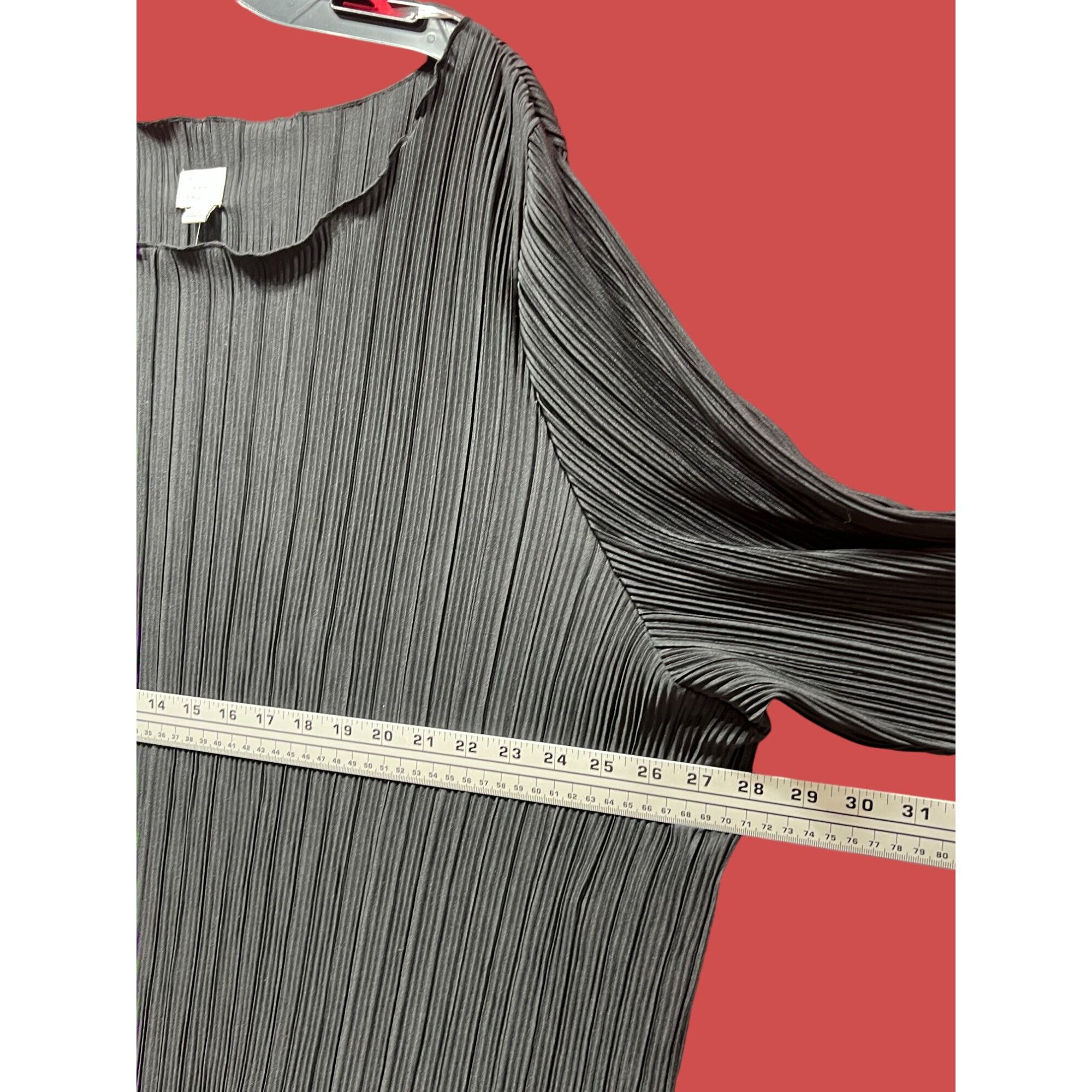 Other A New Day - Women's Casual Long Sleeve Blouse - Black - 4X Size 4XL / US 24-26 - 3 Thumbnail