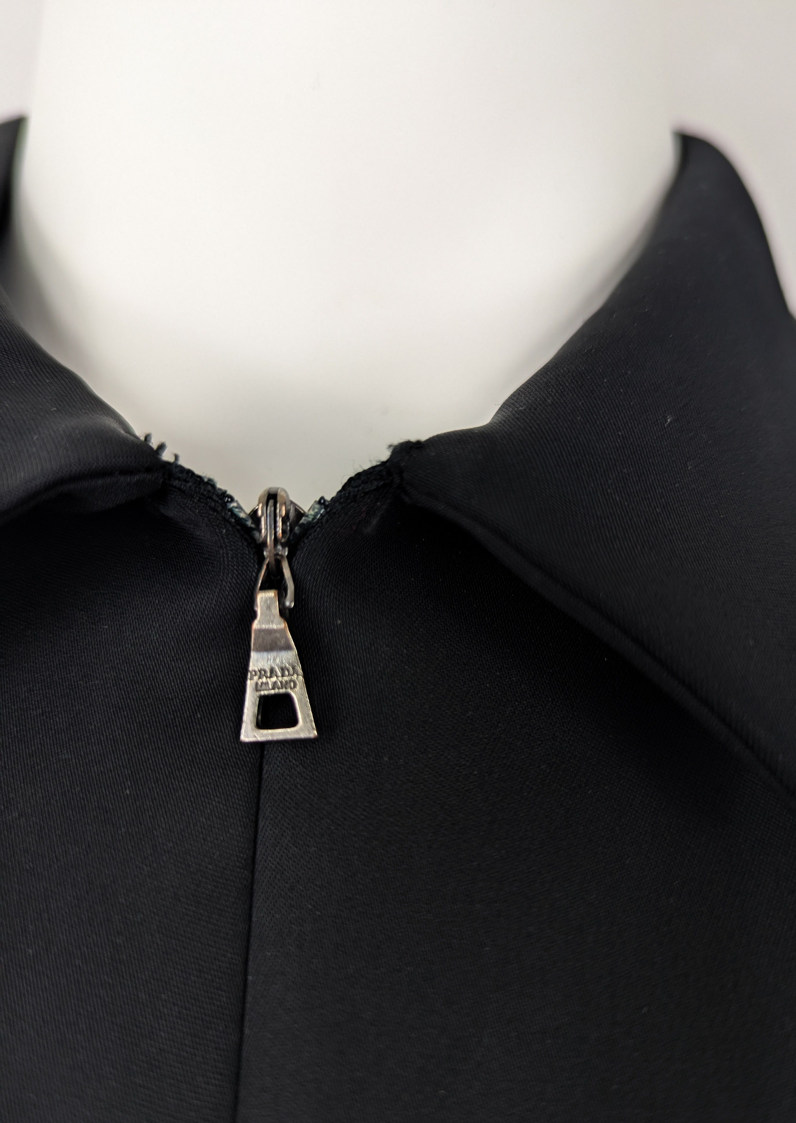 Prada Prada black dress Size L / US 10 / IT 46 - 2 Thumbnail