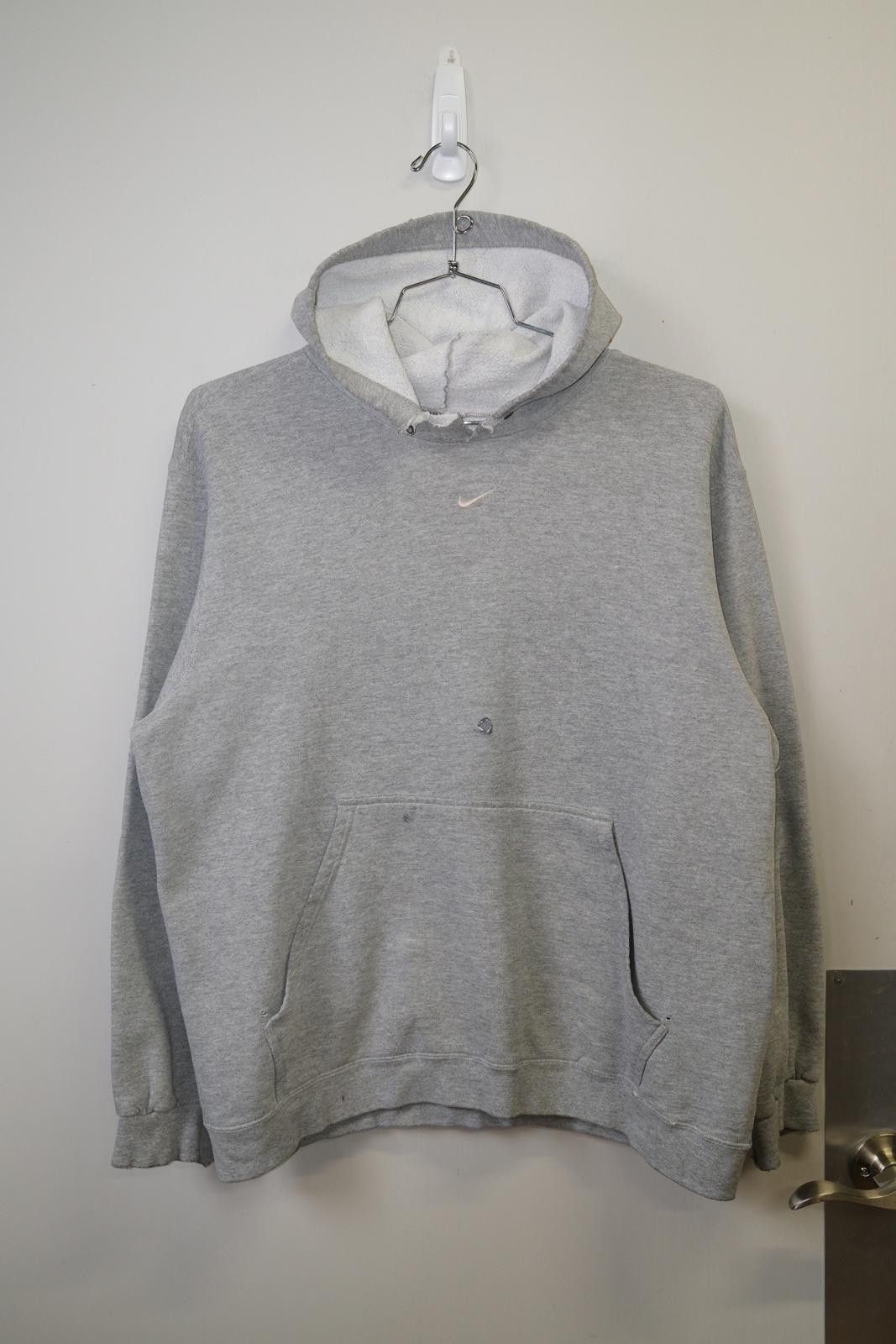 Nike 00's Nike Mid Swoosh Hoodie Size US L / EU 52-54 / 3 - 1 Thumbnail
