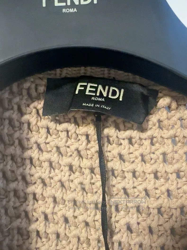 Fendi Fendi Men's Striped Knit Cardigan Size US M / EU 48-50 / 2 - 2 Thumbnail