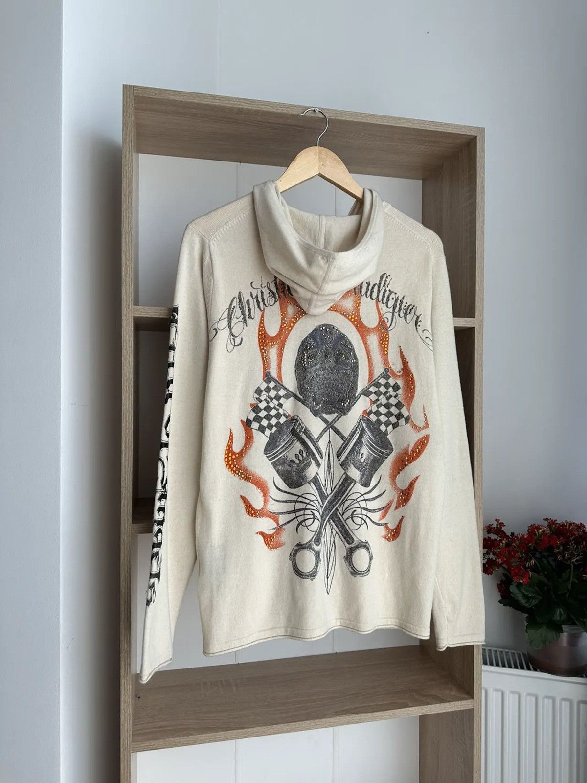 Vintage Ed Hardy Christian Audigier Wool Hoodie