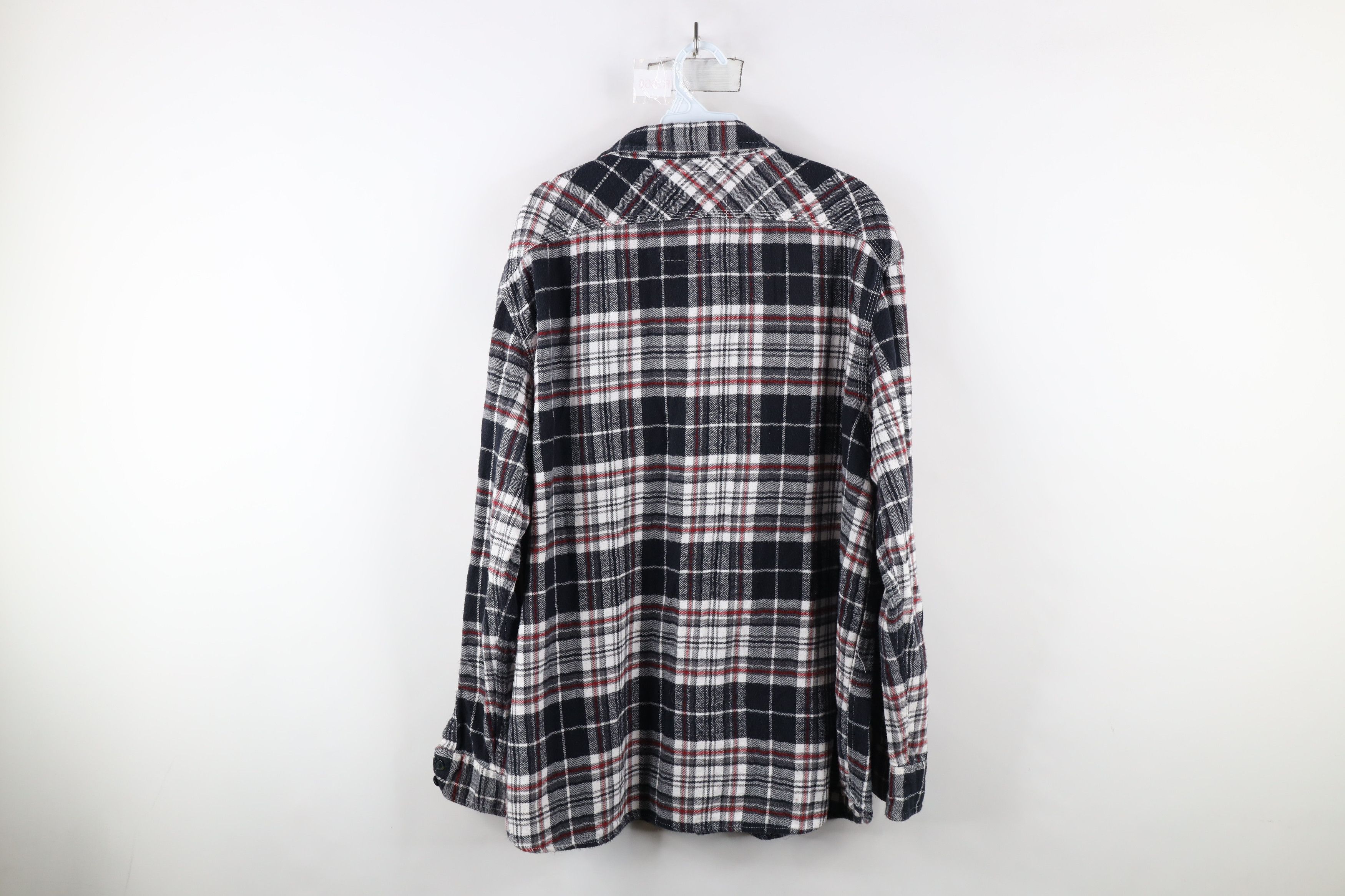 Nautica × Vintage Vintage 90s Nautica CPO Naval Flannel Button Shirt Plaid Size US XL / EU 56 / 4 - 12 Thumbnail