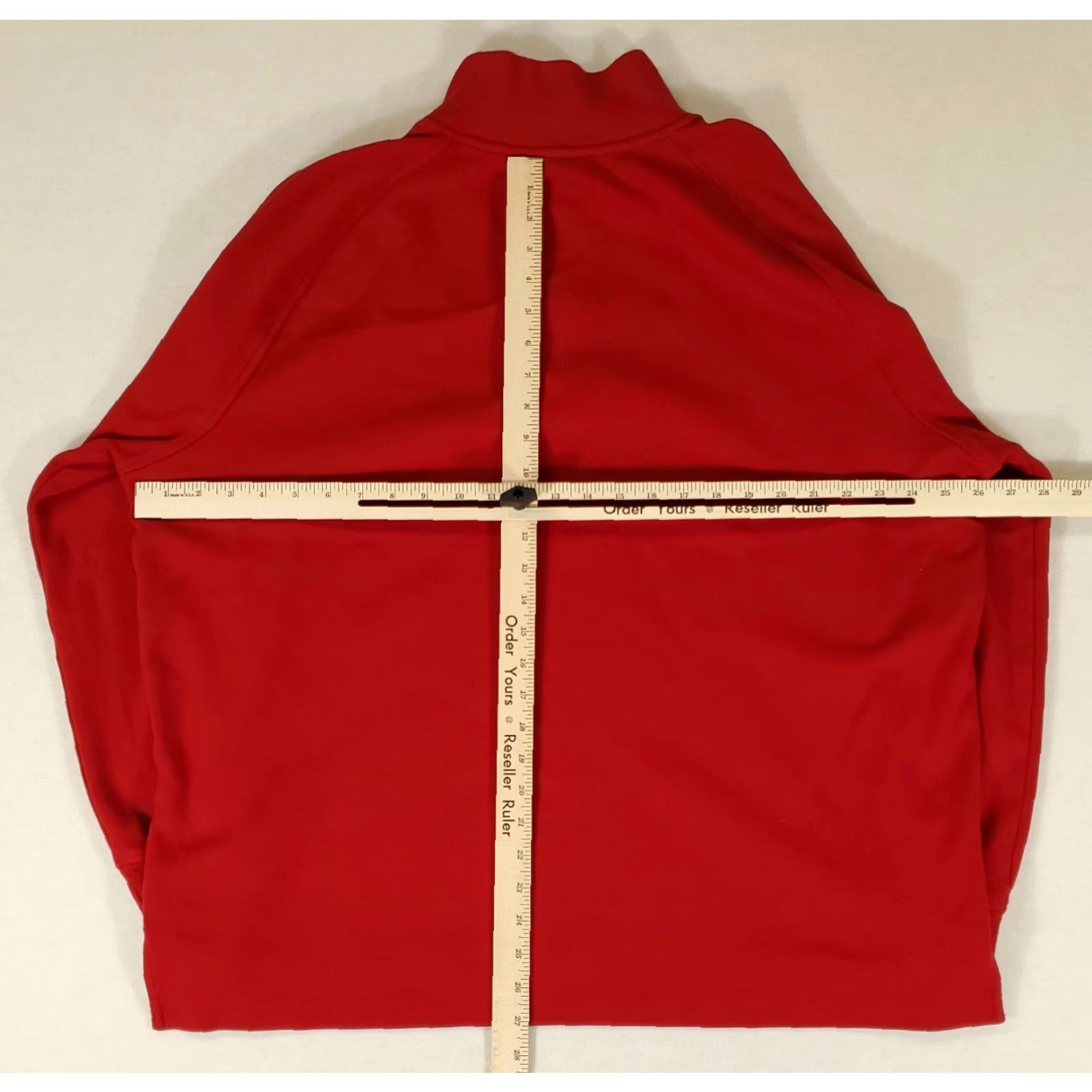 Lacoste Lacoste 1/4 Zip Red Long Sleeve High Banded Collar Pullover Shirt Mens 2XL Size US XXL / EU 58 / 5 - 4 Thumbnail