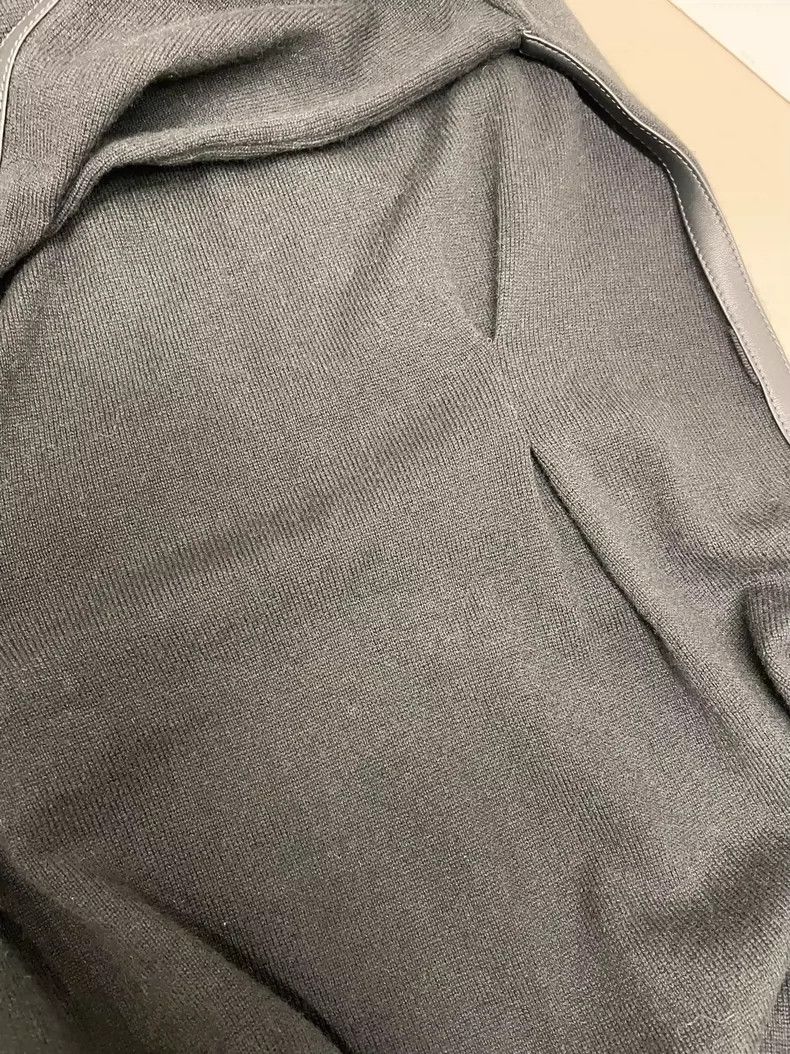 Loro Piana LORO PIANA Black cashmere mid-length sweater dress Size S / US 4 / IT 40 - 9 Thumbnail