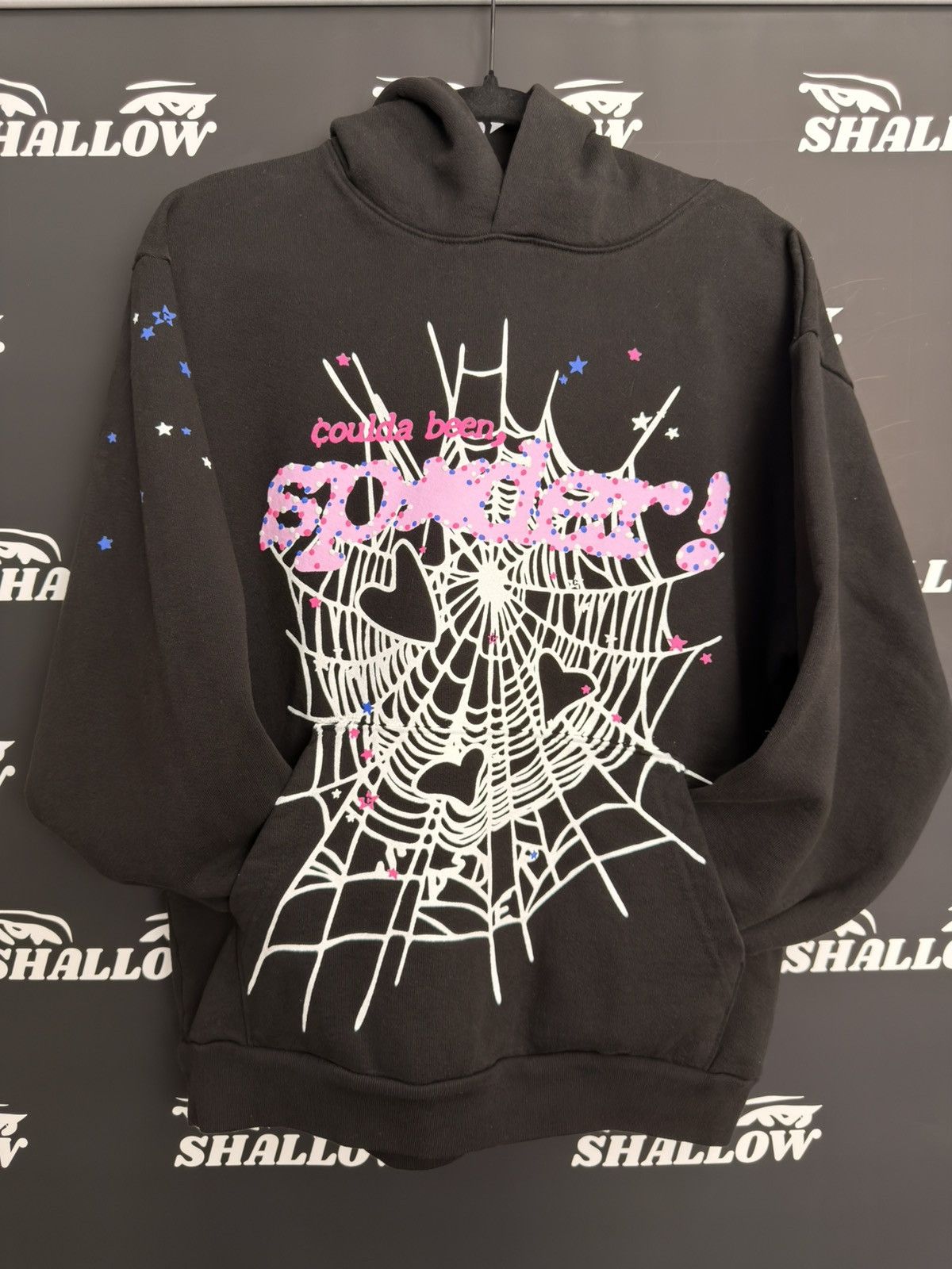 Sp5der Spider worldwide I love spider hoodie large | Grailed