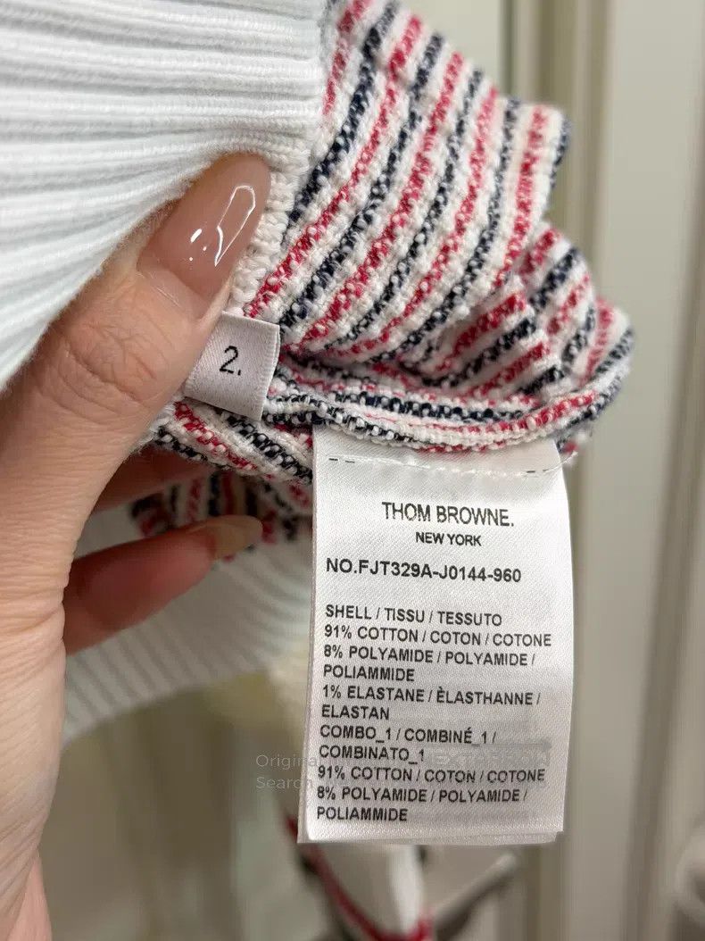 Thom Browne Thom Browne Contrast Striped Knit Blazer Size US M / EU 48-50 / 2 - 4 Thumbnail