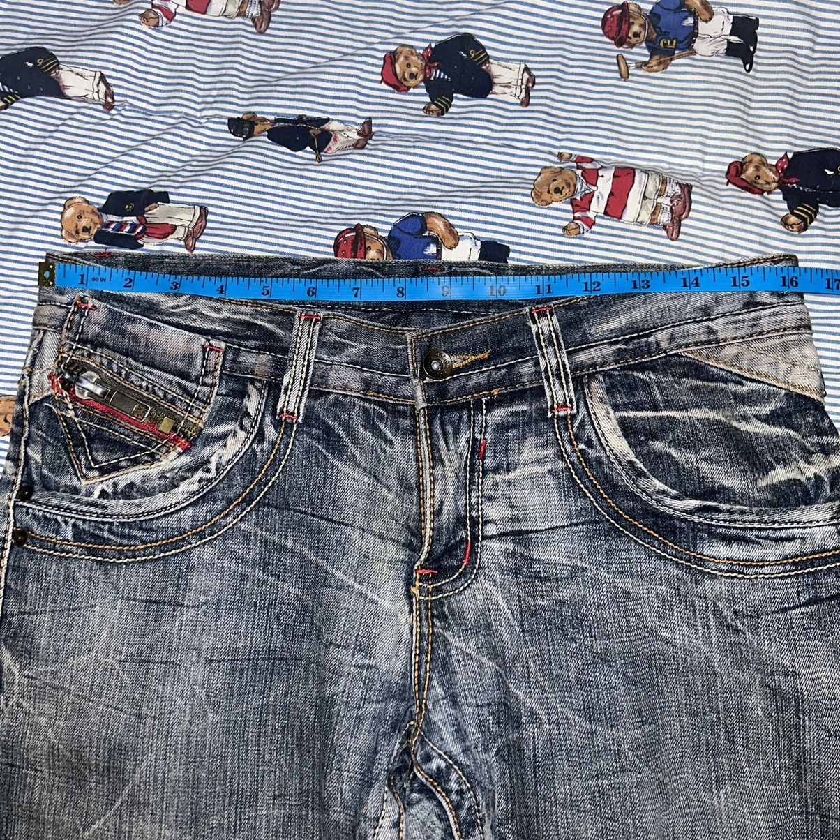 If Six Was Nine Semantic Design Bootcut Jeans Size US 32 / EU 48 - 17 Thumbnail