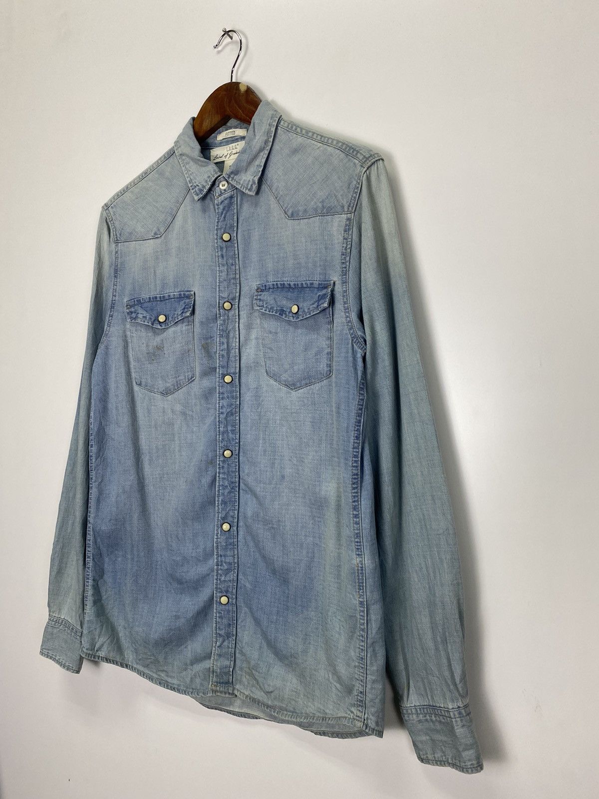 H&M H&M denim button up Size US S / EU 44-46 / 1 - 4 Thumbnail
