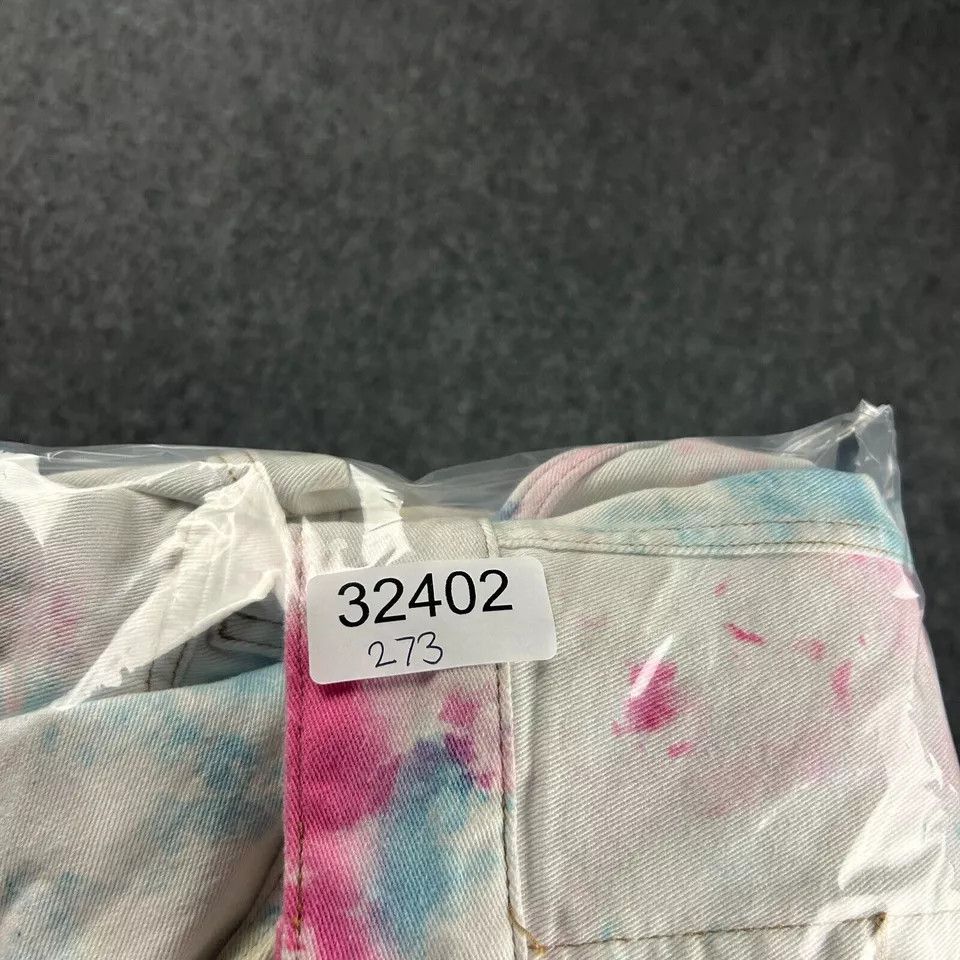 Other Belle + Day Jacket Womens 2 Tie Dye Denim Trucker Biker Size XS / US 0-2 / IT 36-38 - 8 Thumbnail