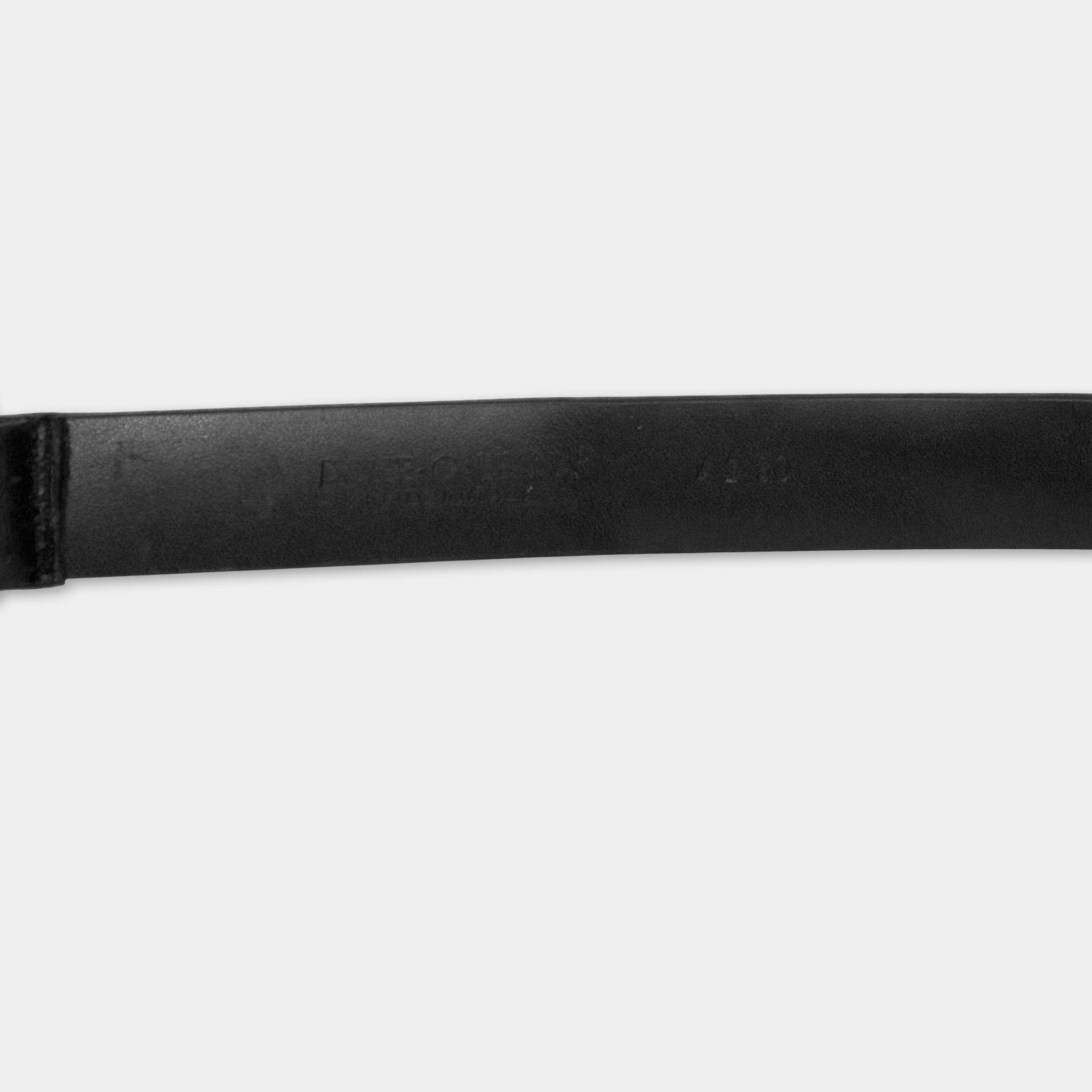 Dolce & Gabbana Dolce & Gabbana SS03 Love Love Love Black Leather Belt Size ONE SIZE - 3 Thumbnail