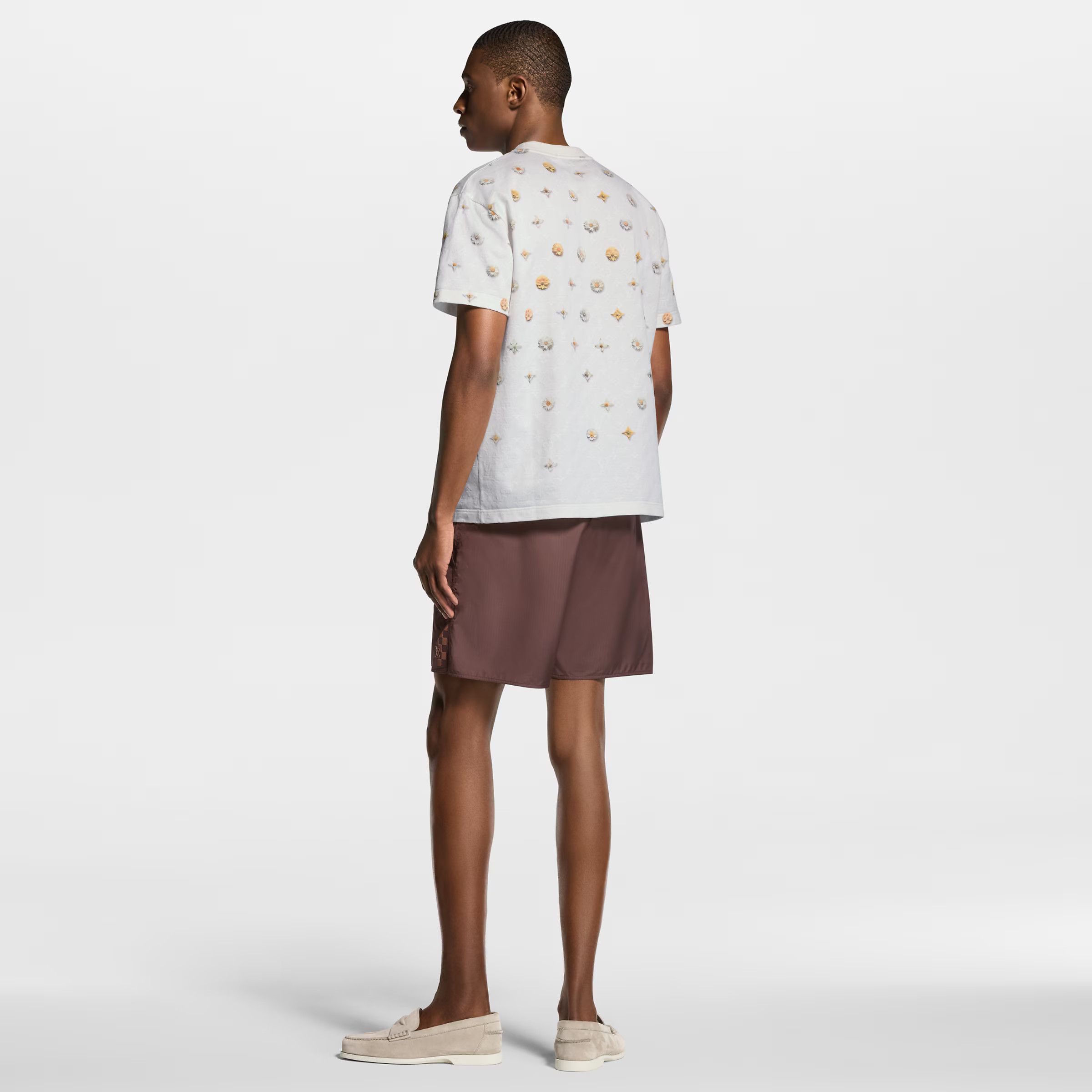 Louis Vuitton Overprinted Monogram Jacquard T-shirt Size US S / EU 44-46 / 1 - 5 Thumbnail